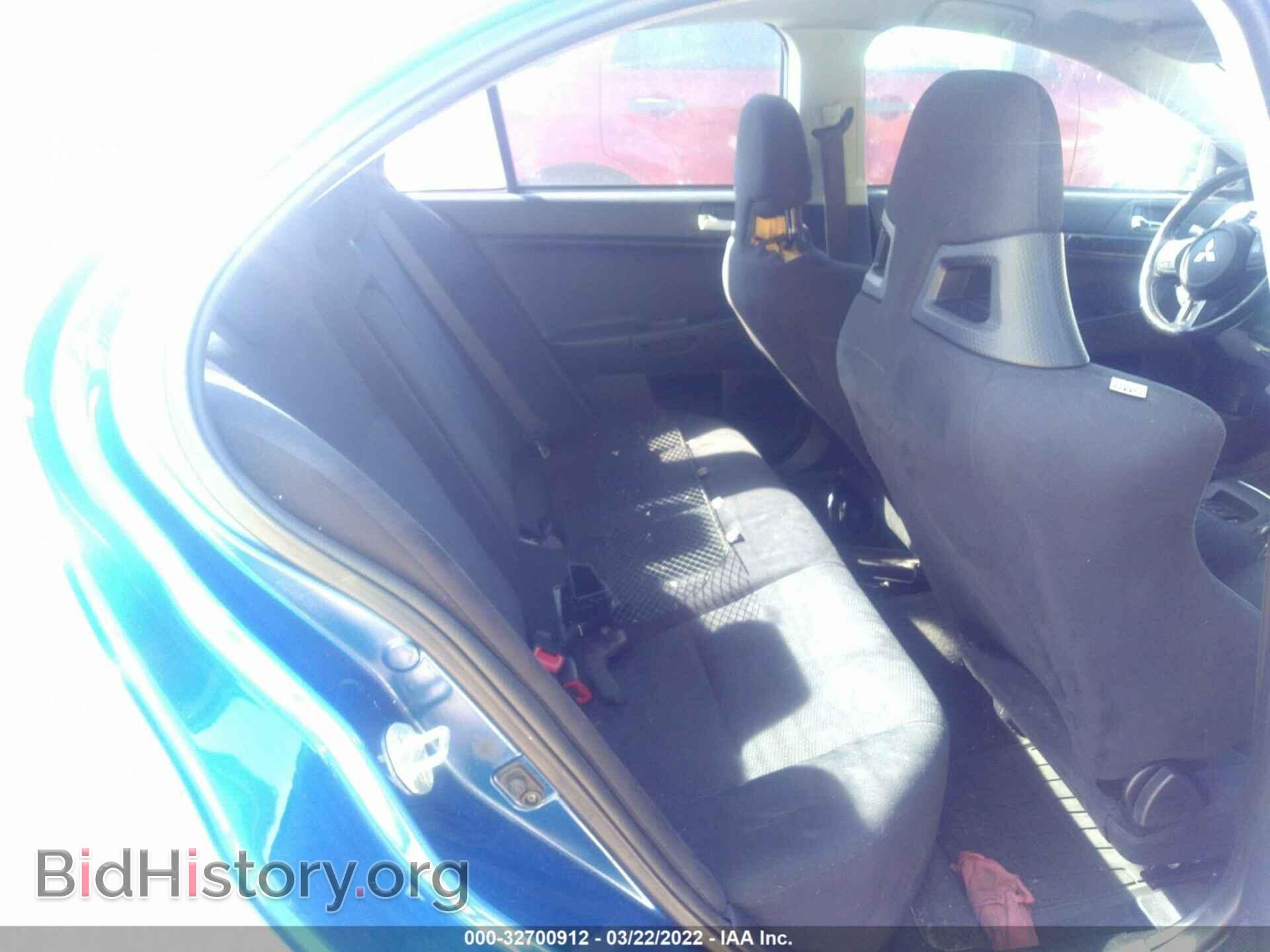 2012 MITSUBISHI LANCER EVOLUTION - VIN: JA32W8FV5CU028428 - Фото 8