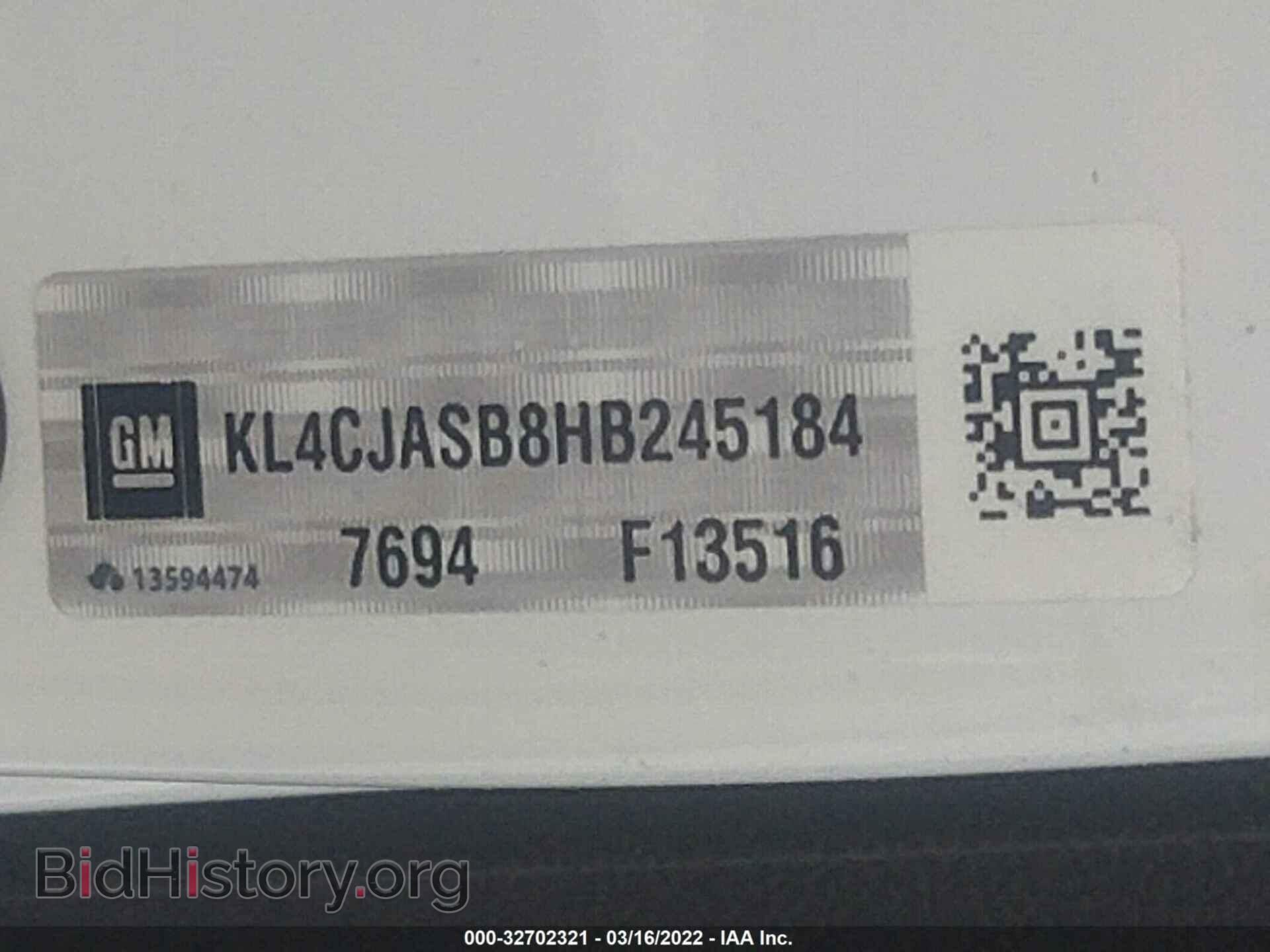 2017 BUICK ENCORE - VIN: KL4CJASB8HB245184 - Фото 9