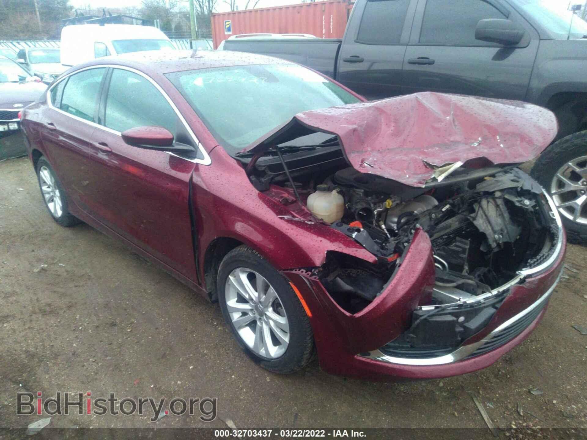 Фотография 1C3CCCAB8GN115596 - CHRYSLER 200 2016