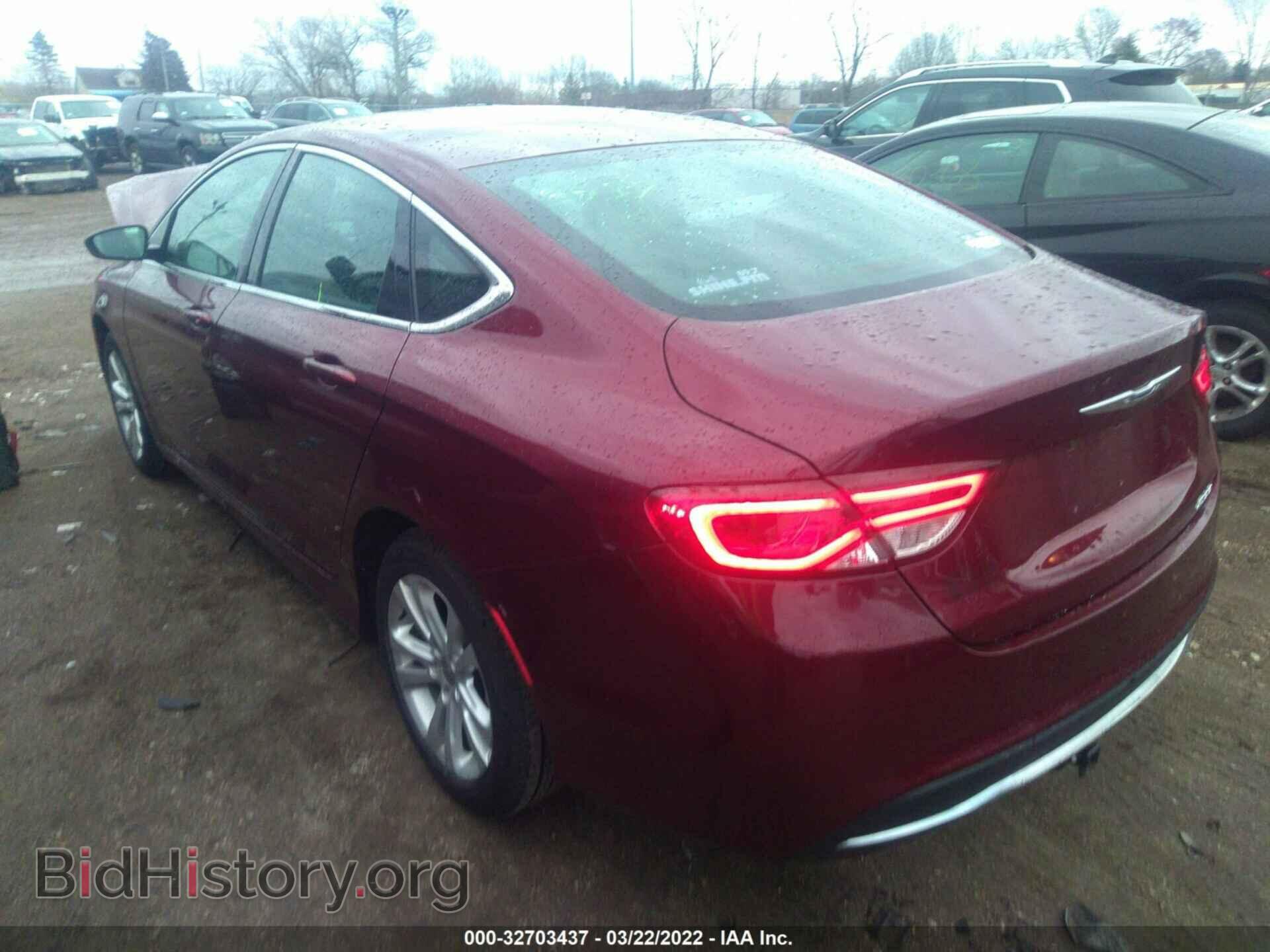 2016 CHRYSLER 200 - VIN: 1C3CCCAB8GN115596 - Фото 3