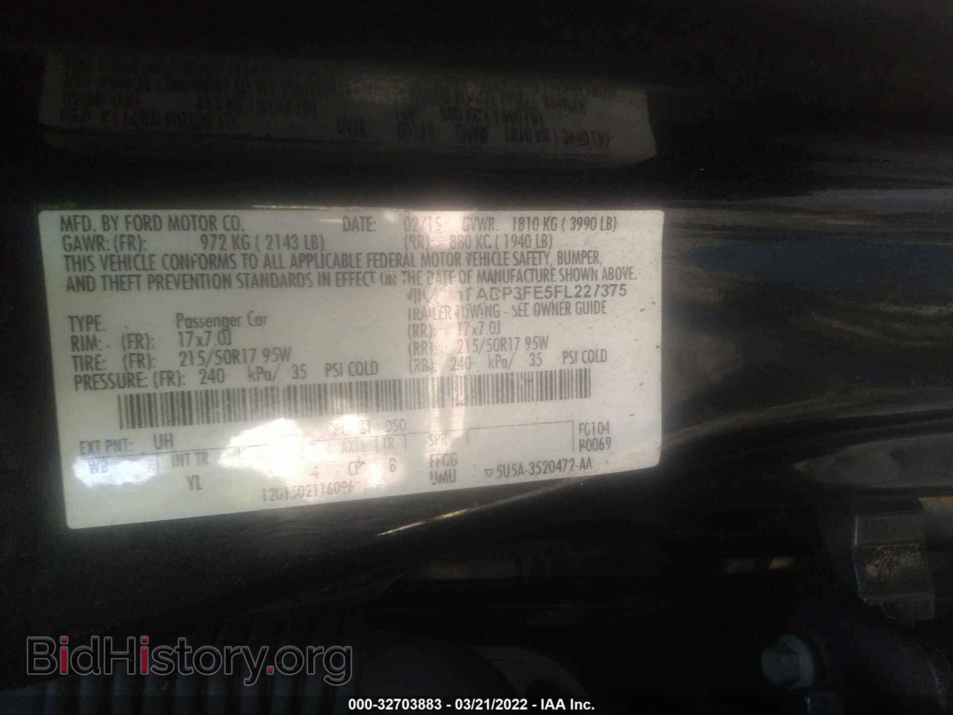 2015 FORD FOCUS - VIN: 1FADP3FE5FL227375 - Photo 9