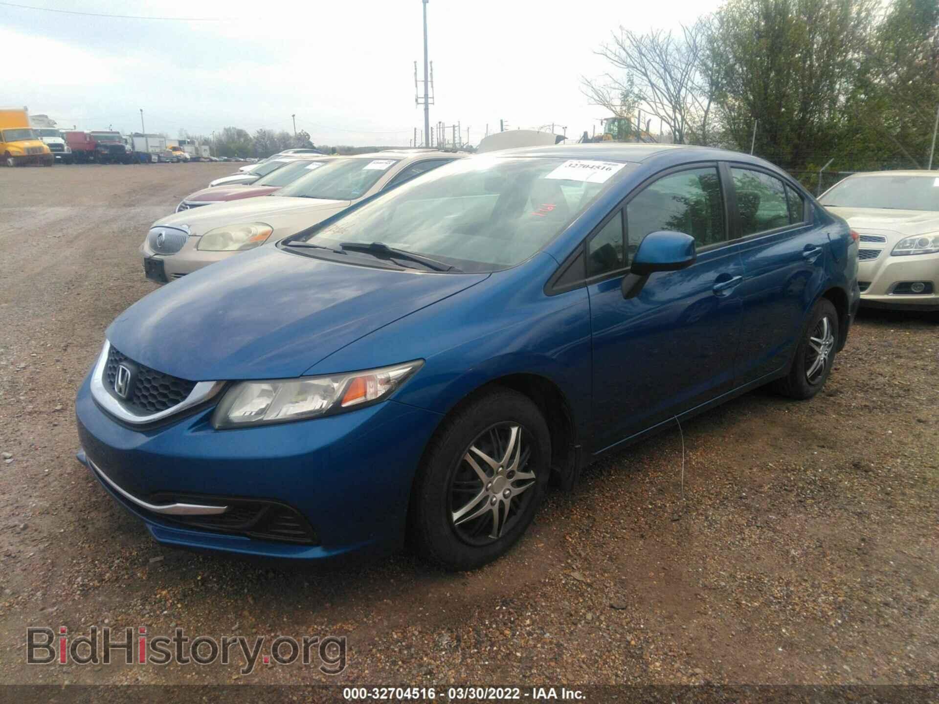 2013 HONDA CIVIC SDN - VIN: 19XFB2F52DE097685 - Фото 2