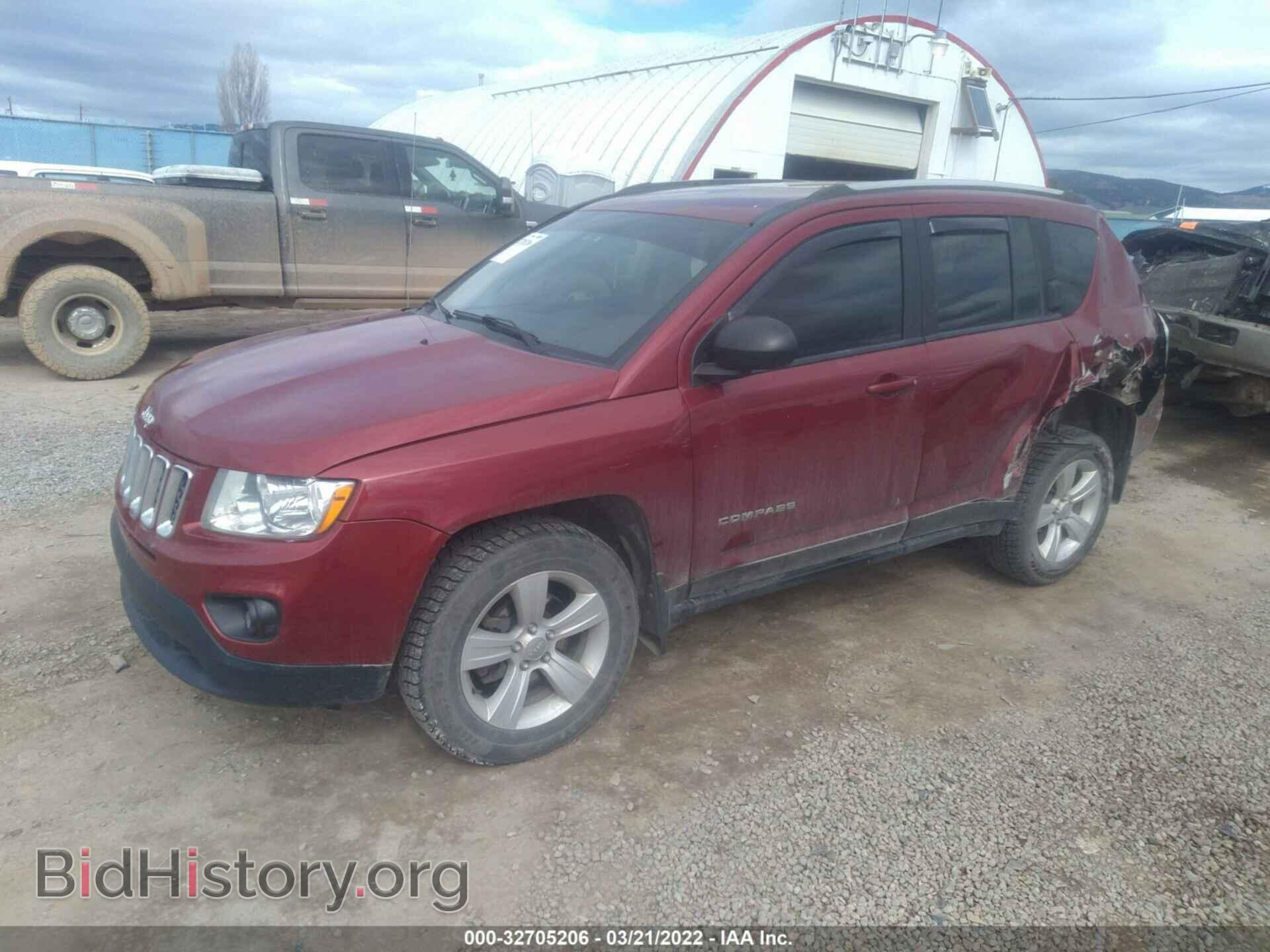 2013 JEEP COMPASS - VIN: 1C4NJDEB1DD165784 - Фото 2