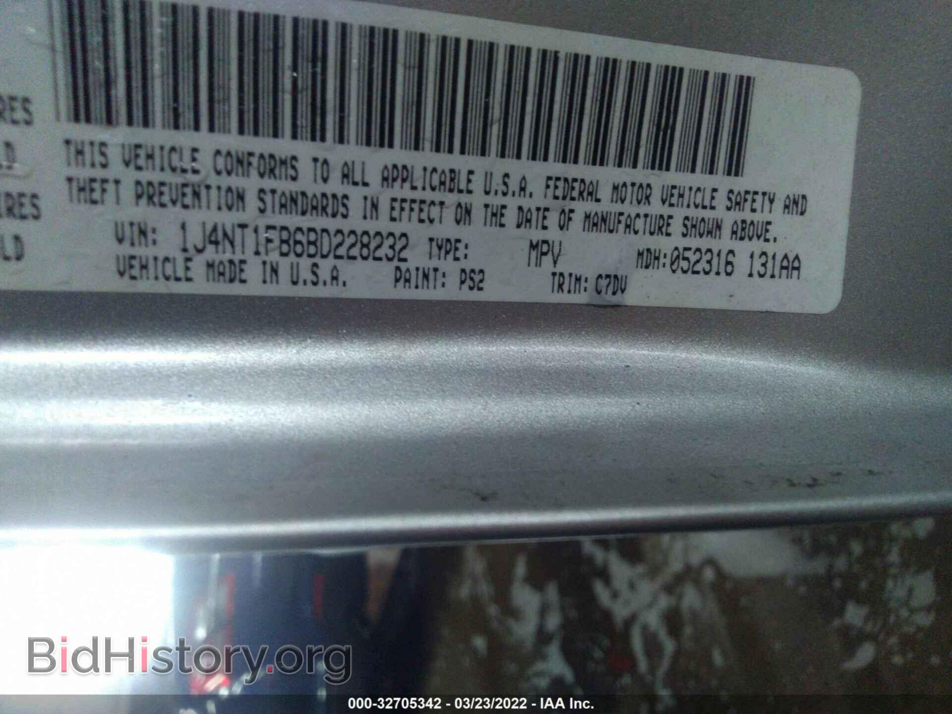 2011 JEEP COMPASS - VIN: 1J4NT1FB6BD228232 - Photo 9