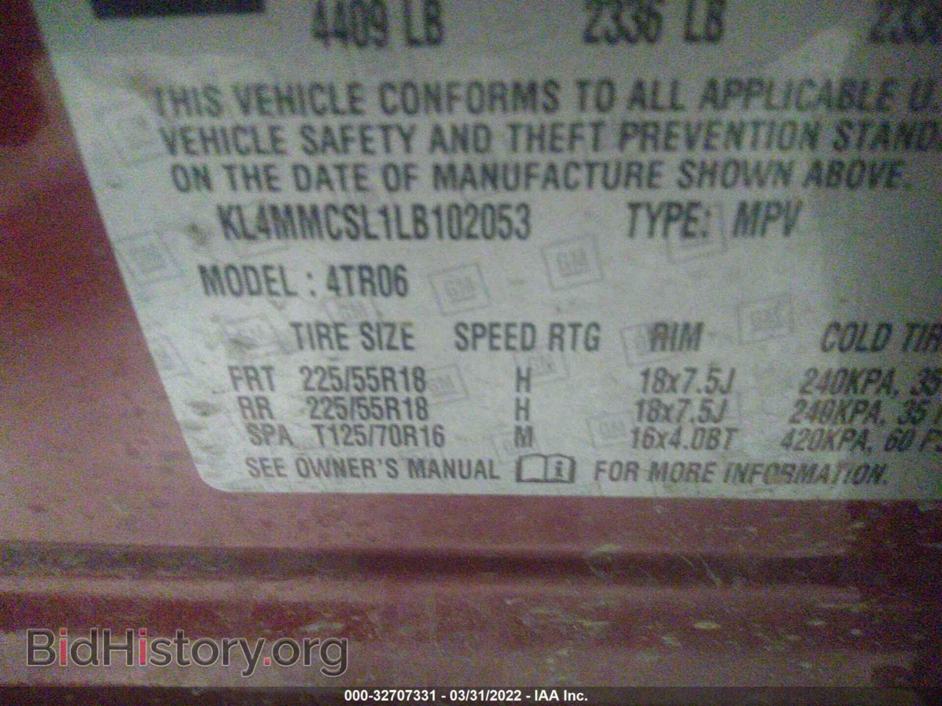 2020 BUICK ENCORE GX - VIN: KL4MMCSL1LB102053 - Photo 9