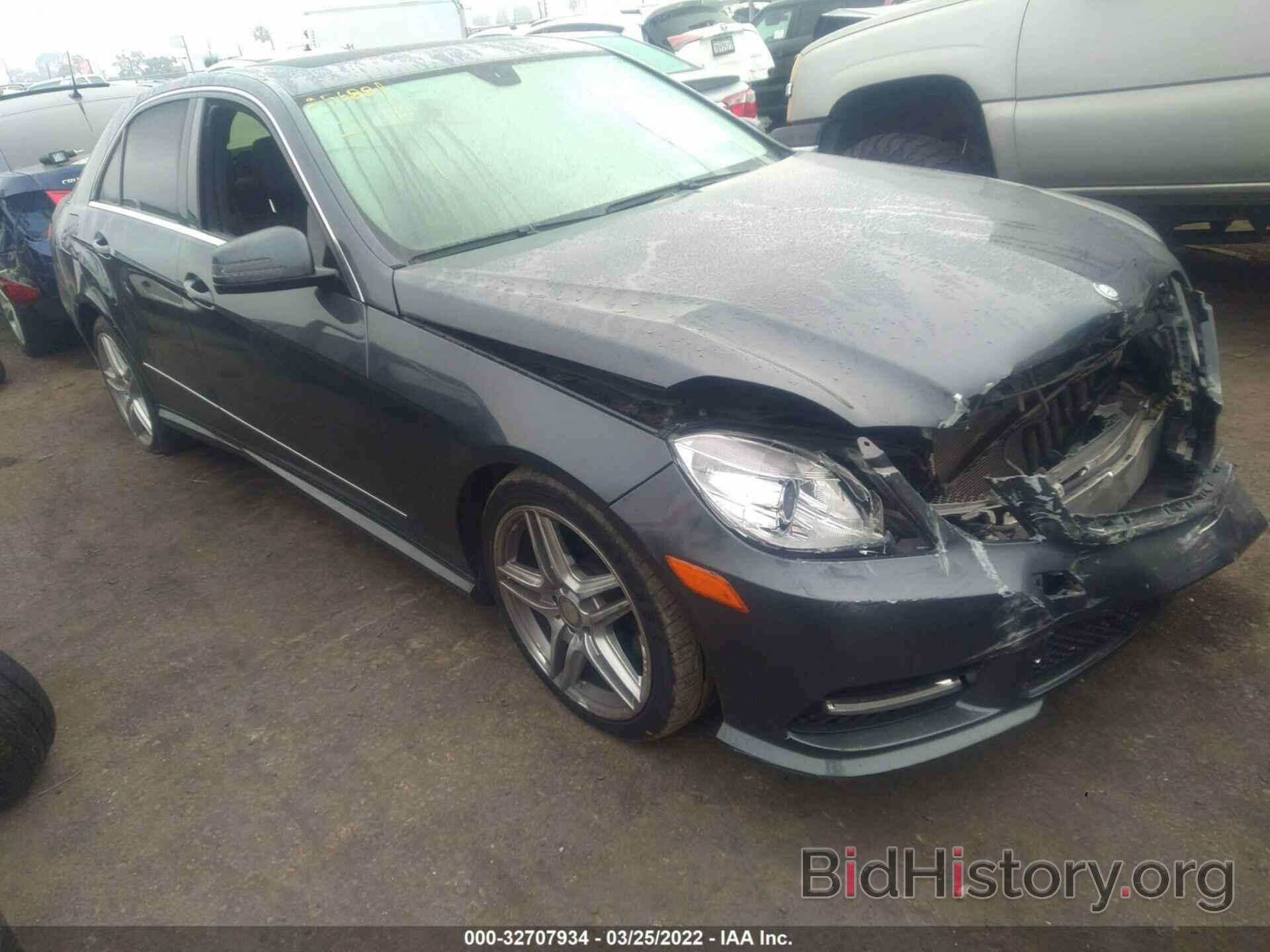 Photo WDDHF5KB1DA739252 - MERCEDES-BENZ E-CLASS 2013