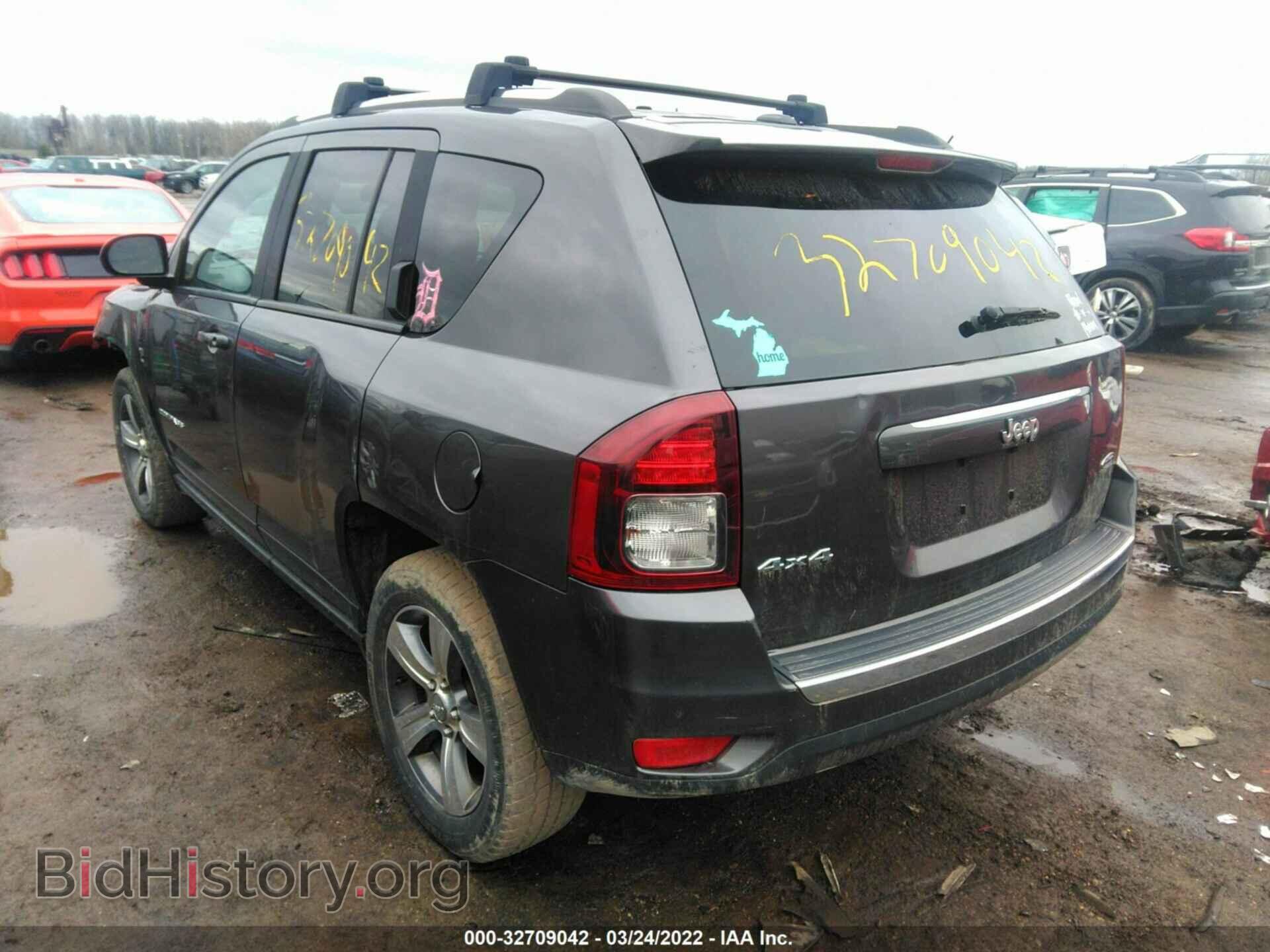 2016 JEEP COMPASS - VIN: 1C4NJDEB8GD730150 - Фото 3