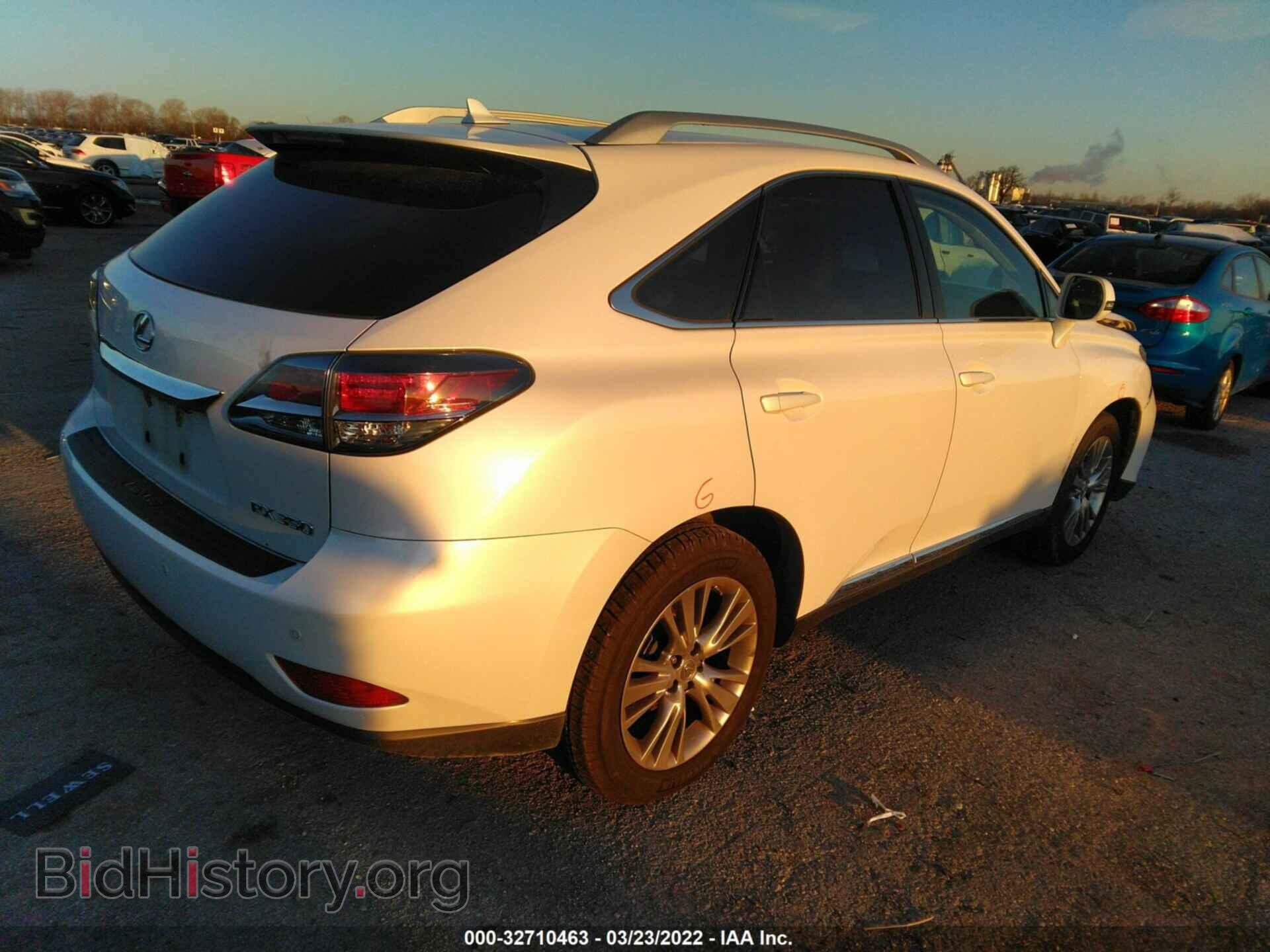2013 LEXUS RX 350 - VIN: 2T2ZK1BA0DC125052 - Фото 4