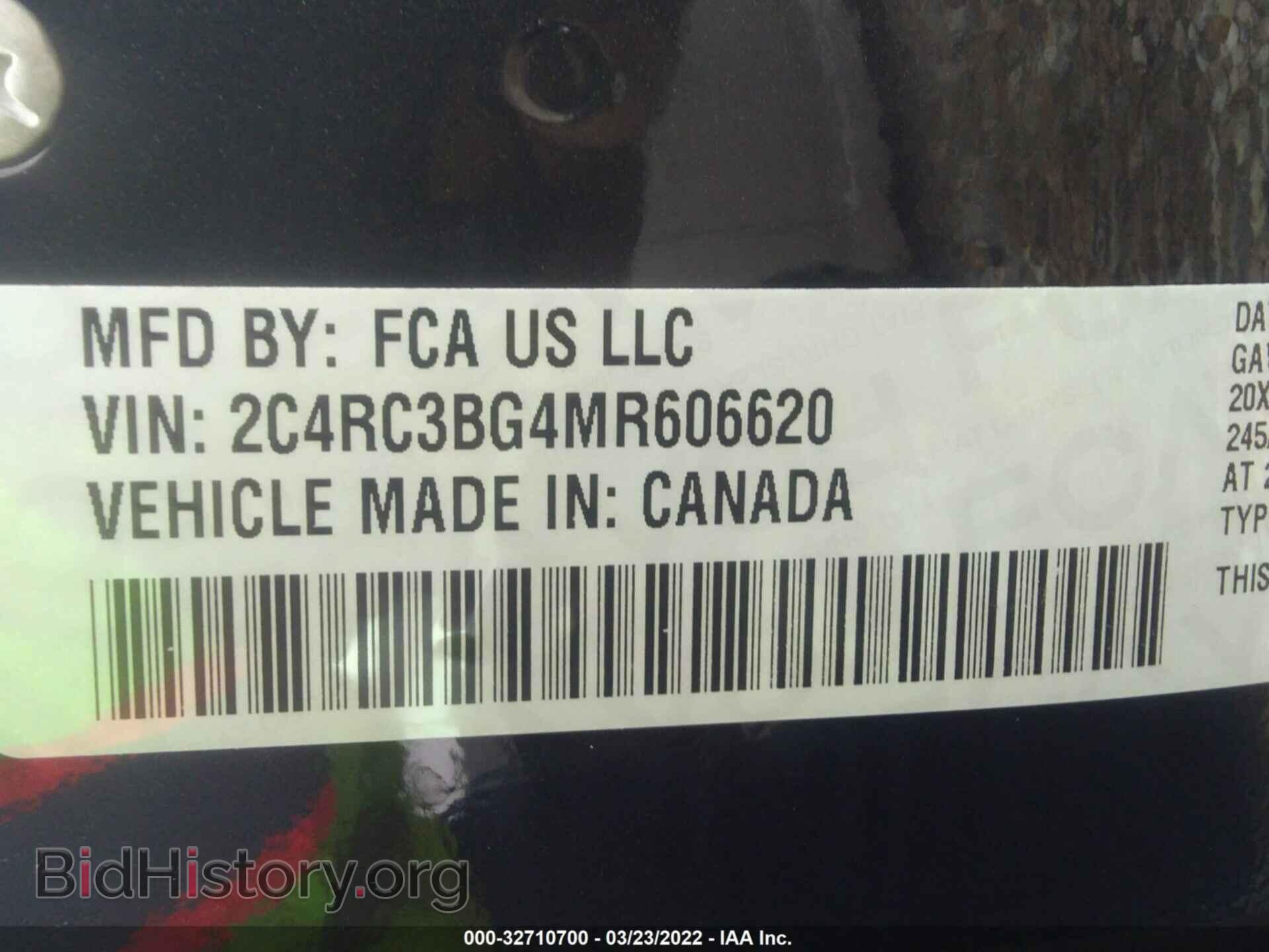 2021 CHRYSLER PACIFICA - VIN: 2C4RC3BG4MR606620 - Photo 9