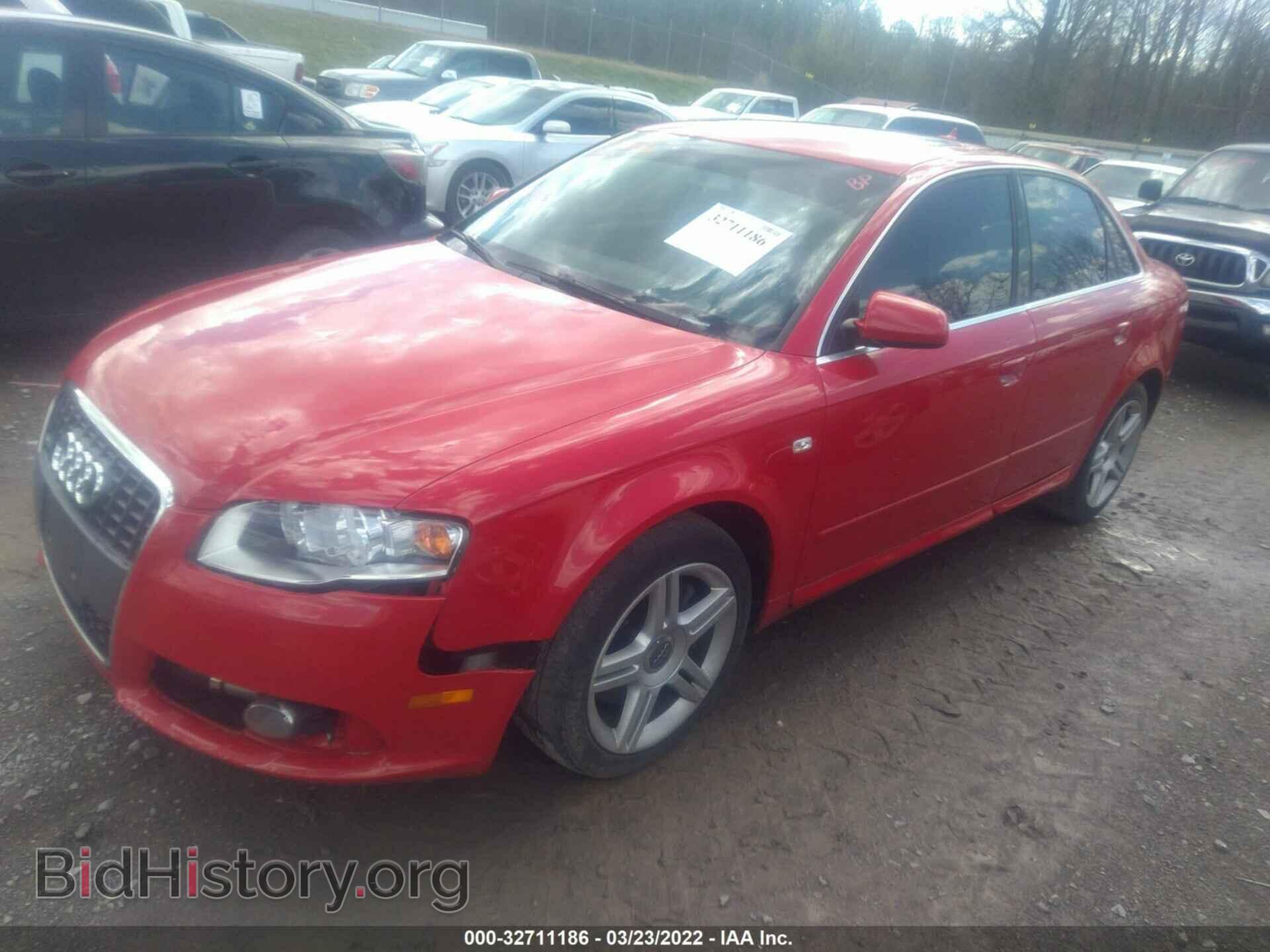 2008 AUDI A4 - VIN: WAUDF78E38A031299 - Фото 2