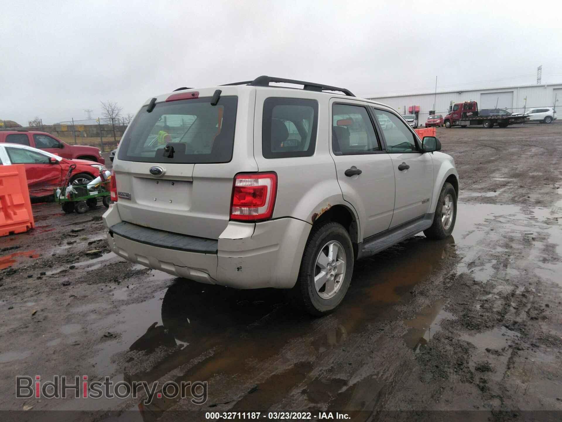 2008 FORD ESCAPE - VIN: 1FMCU02Z48KD15098 - Фото 4