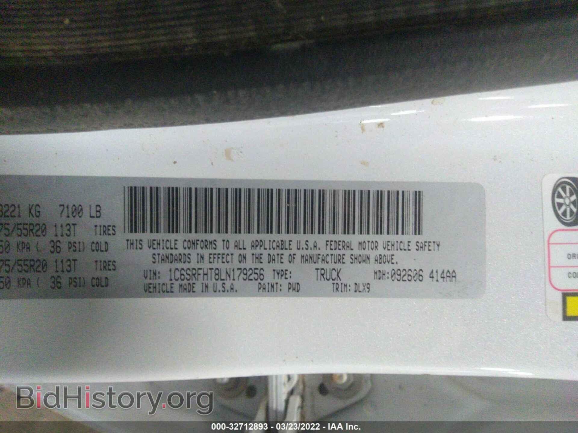 2020 RAM 1500 - VIN: 1C6SRFHT8LN179256 - Photo 9