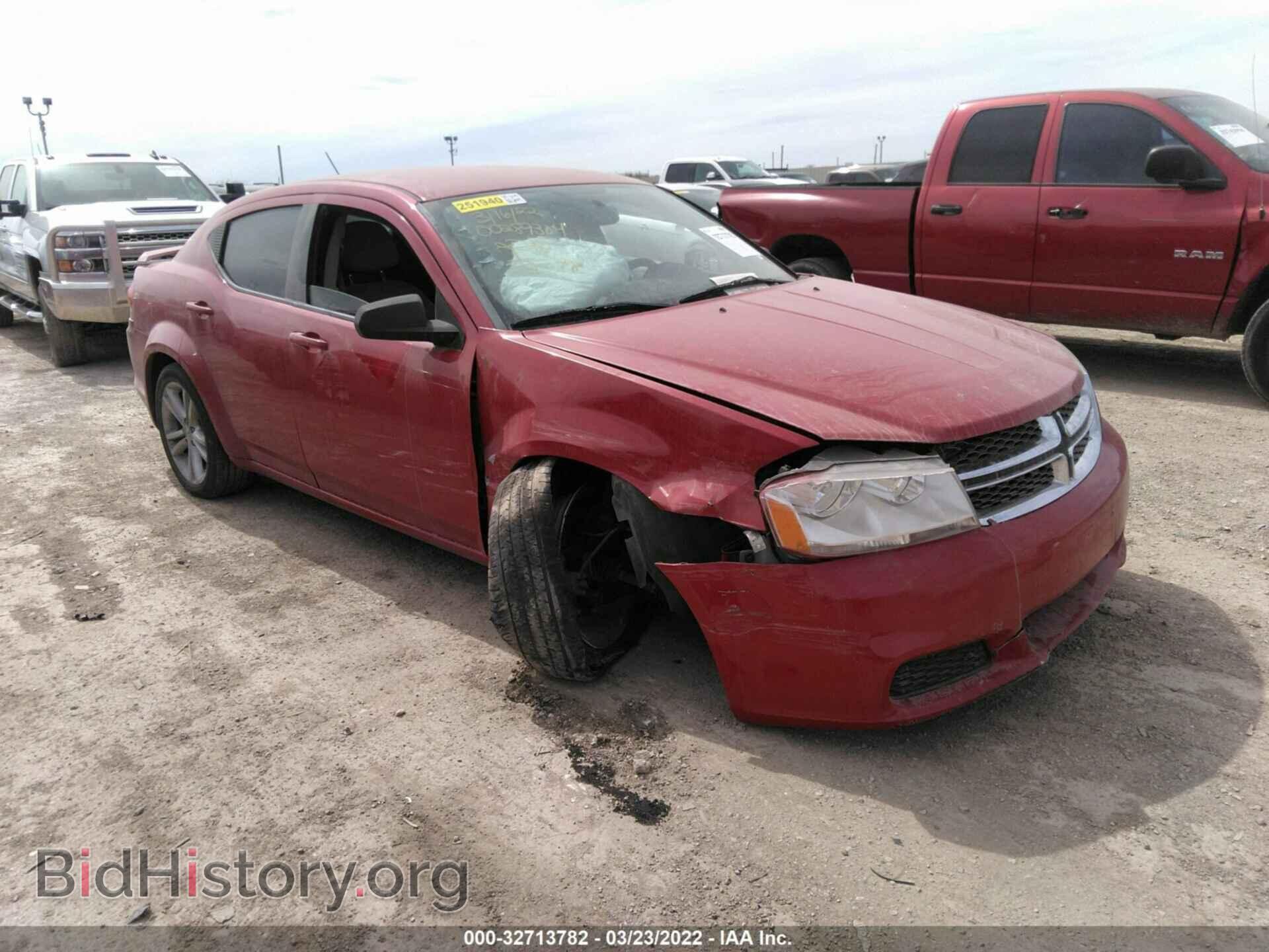 Photo 1C3CDZAG4DN531278 - DODGE AVENGER 2013
