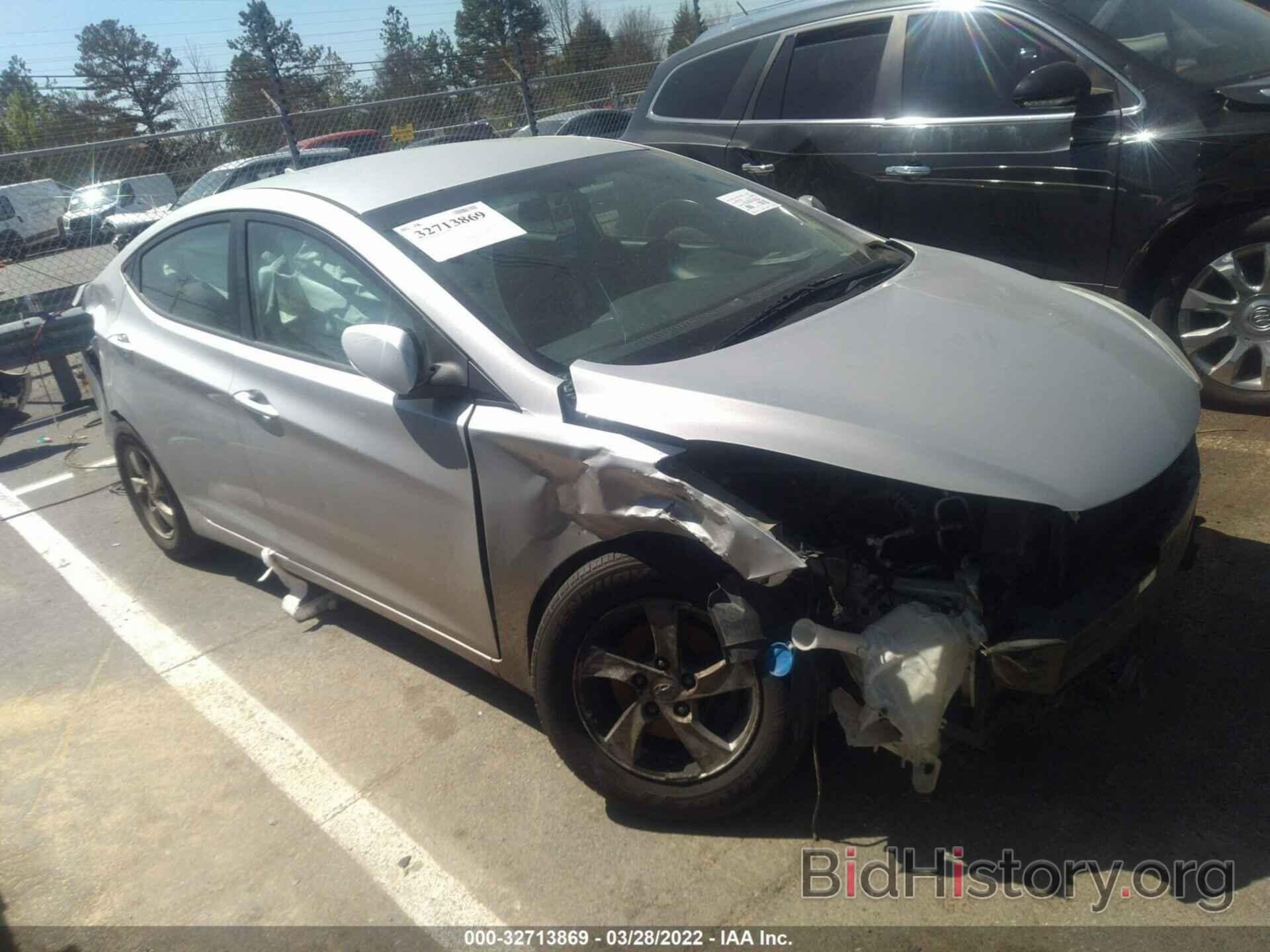 Photo 5NPDH4AE5FH621077 - HYUNDAI ELANTRA 2015