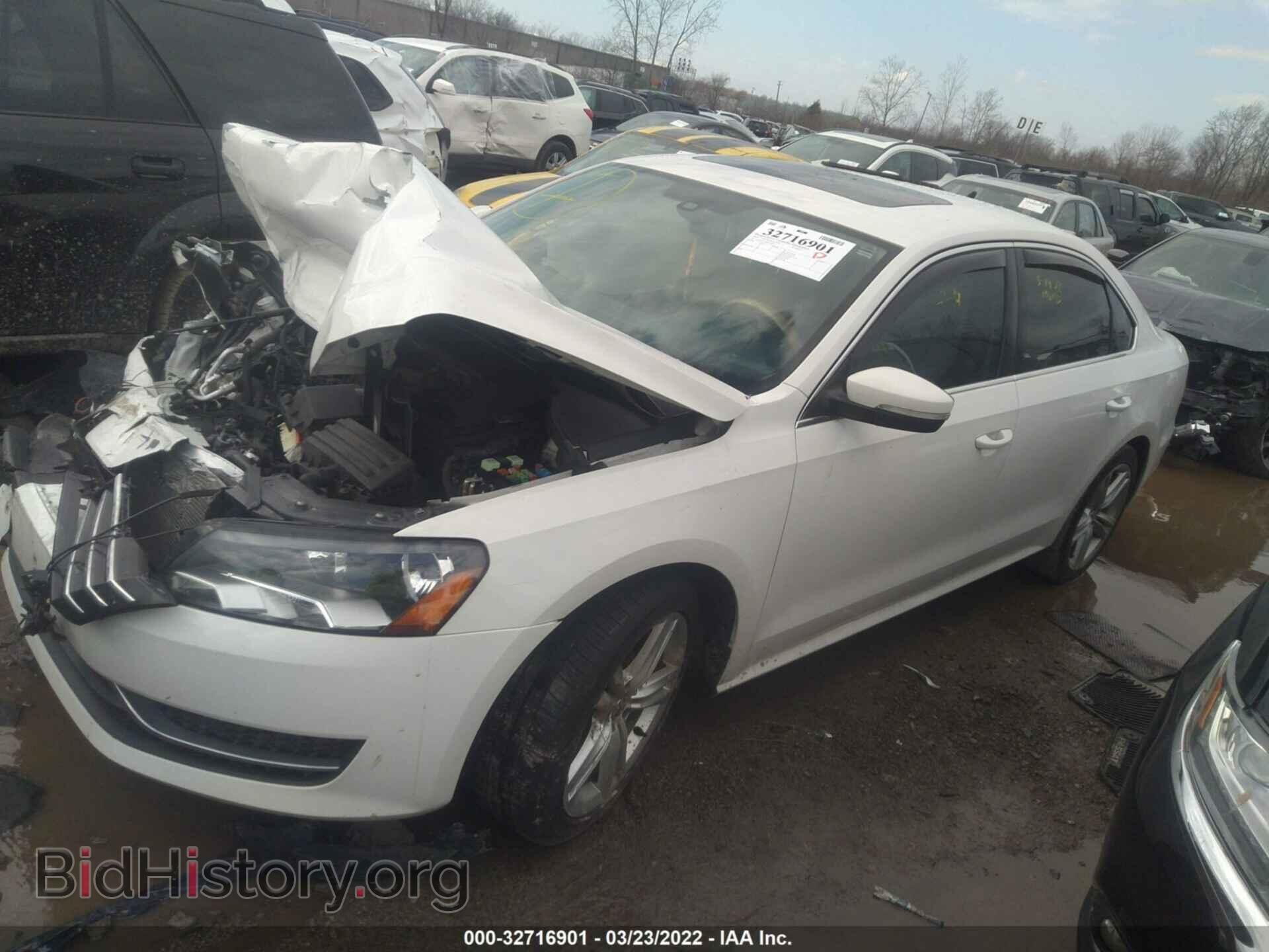 2014 VOLKSWAGEN PASSAT - VIN: 1VWBT7A34EC048167 - Фото 2