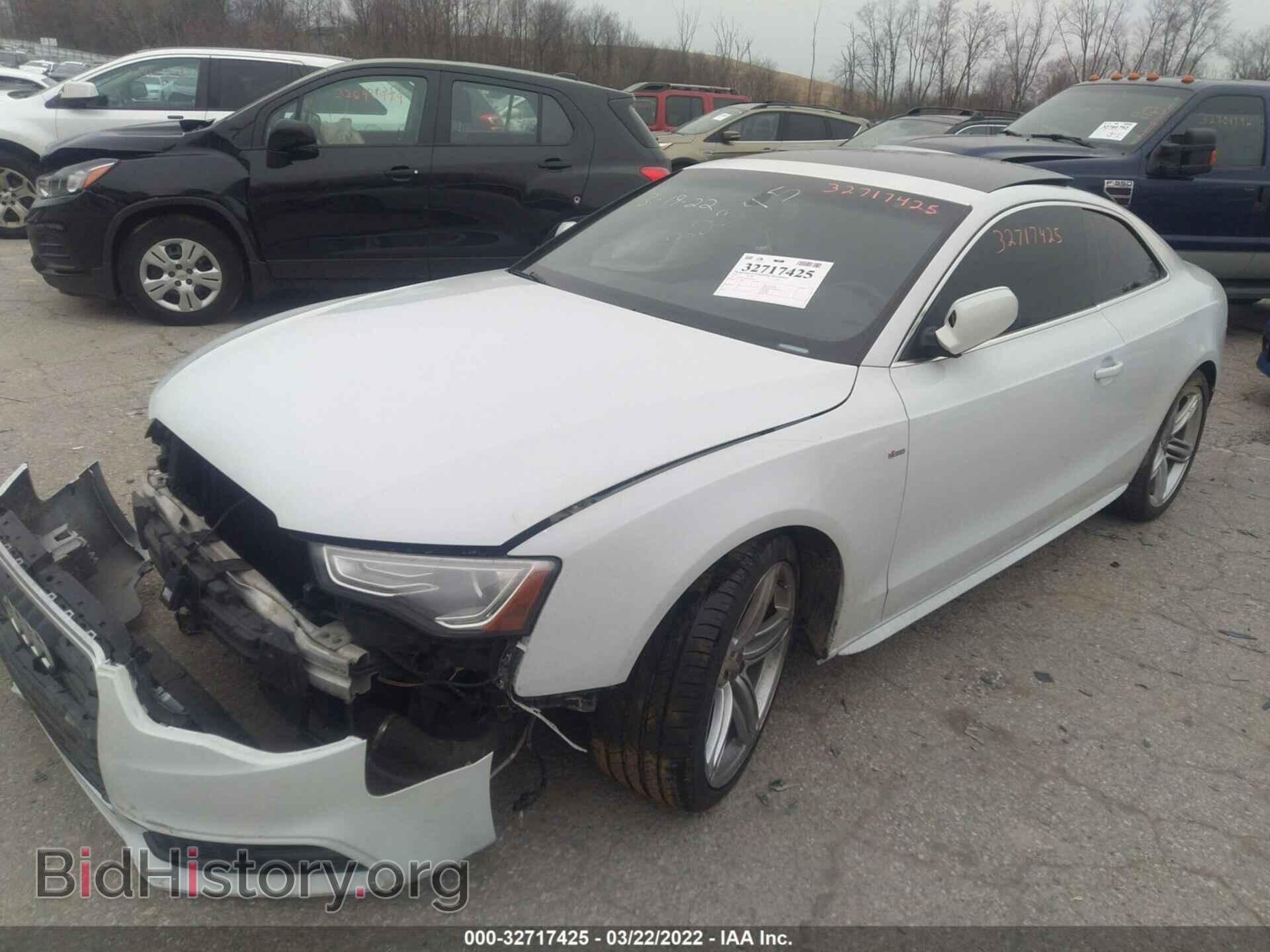 2013 AUDI A5 - VIN: WAUWFAFR3DA032345 - Фото 2
