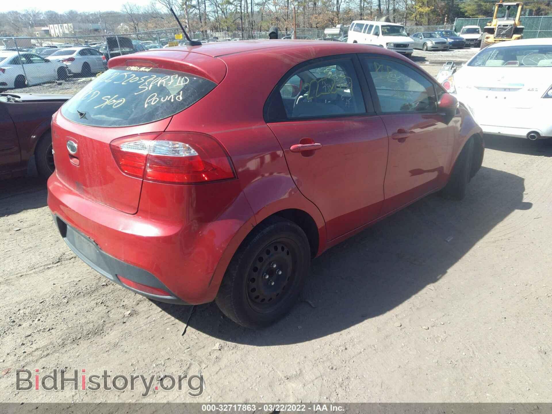 2012 KIA RIO - VIN: KNADM5A31C6016976 - Фото 4
