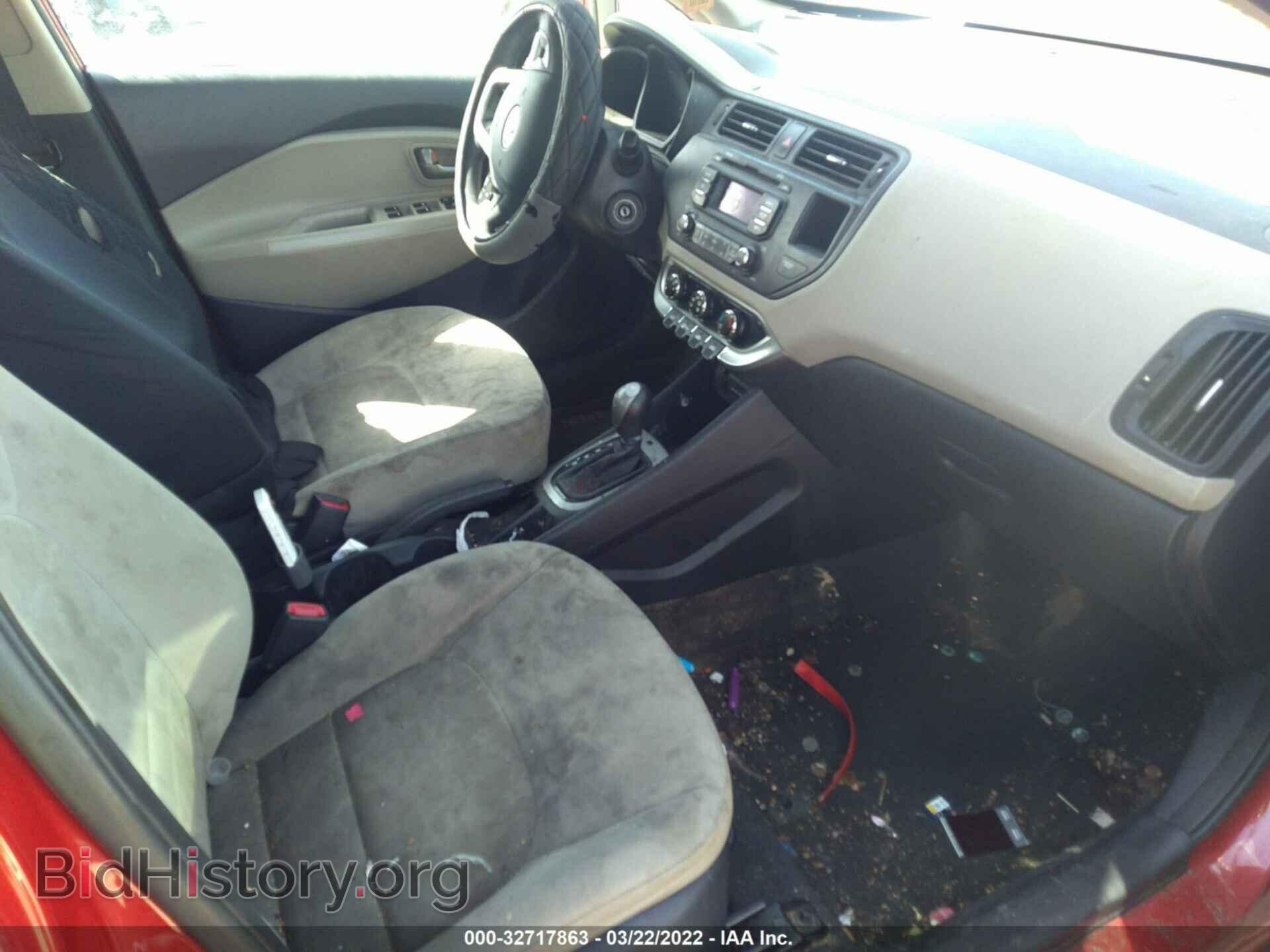 2012 KIA RIO - VIN: KNADM5A31C6016976 - Фото 5