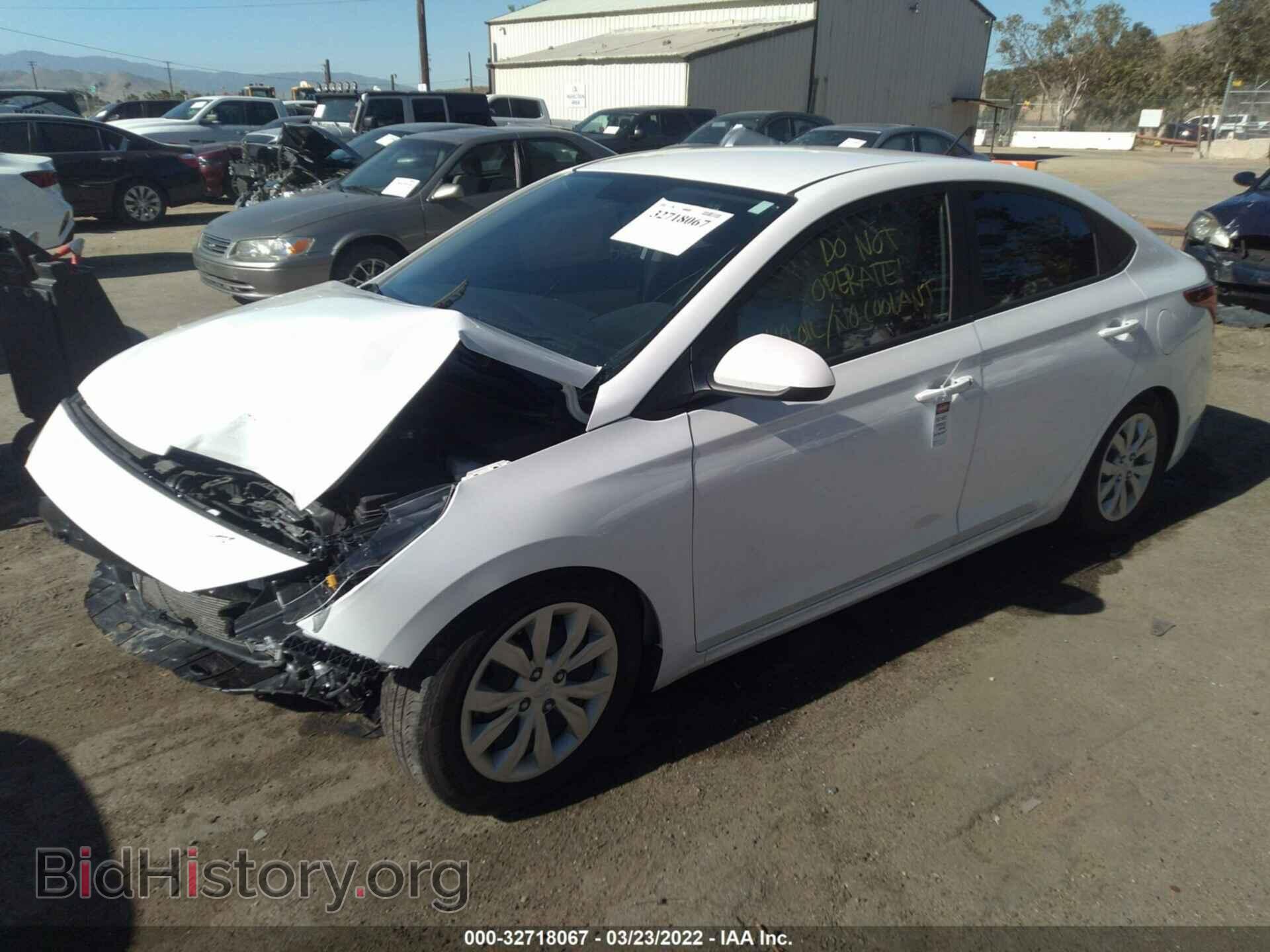 2020 HYUNDAI ACCENT - VIN: 3KPC24A62LE123957 - Фото 2