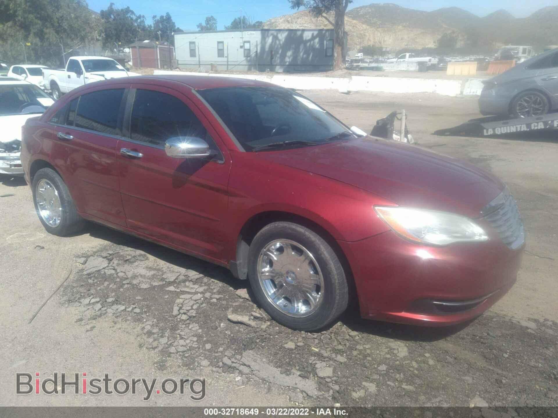 Фотография 1C3CCBBB9CN246359 - CHRYSLER 200 2012