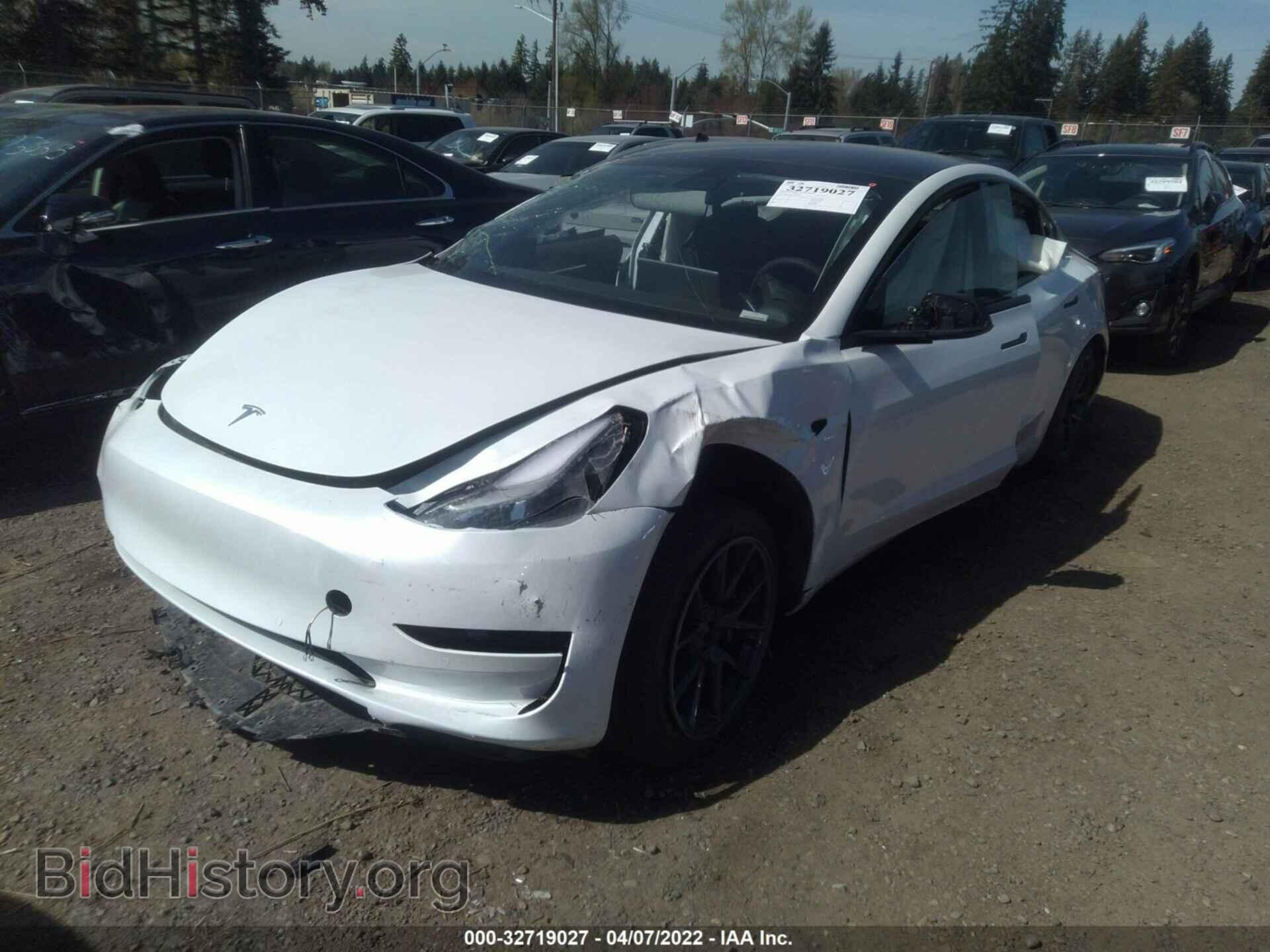 2021 TESLA MODEL 3 - VIN: 5YJ3E1EB1MF054834 - Фото 2