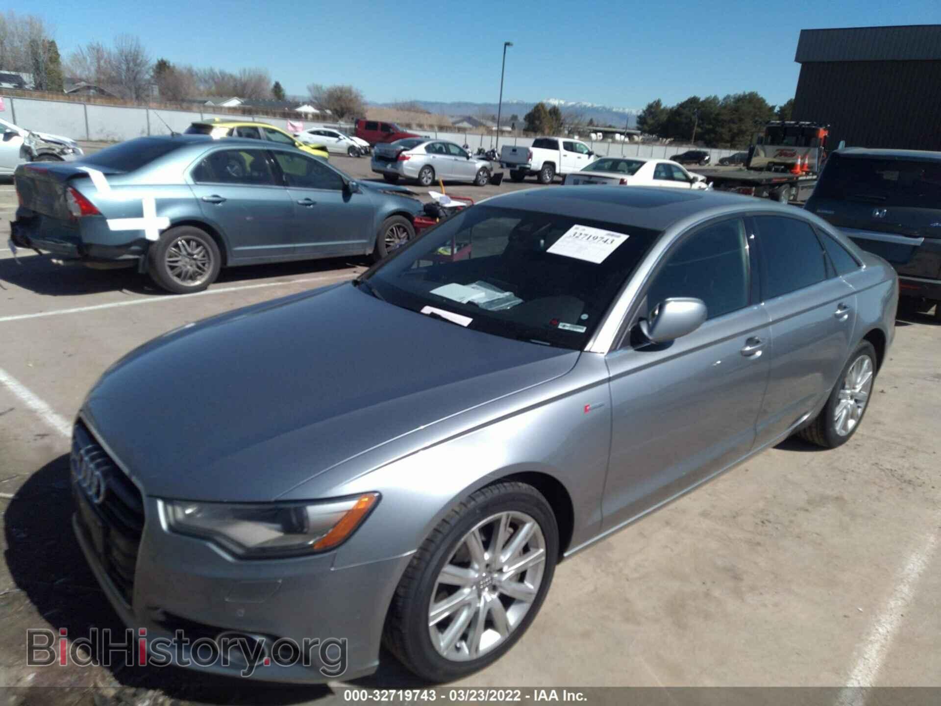 2013 AUDI A6 - VIN: WAUGGBFC9DN124071 - Фото 2