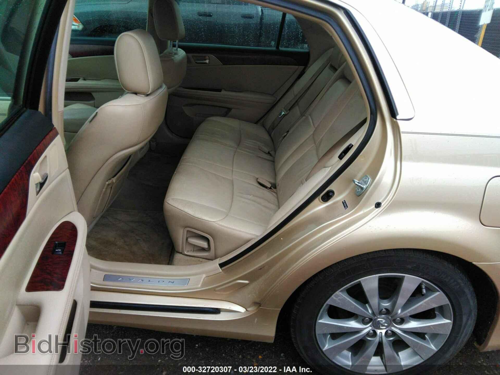 2012 TOYOTA AVALON - VIN: 4T1BK3DB9CU458905 - Фото 8