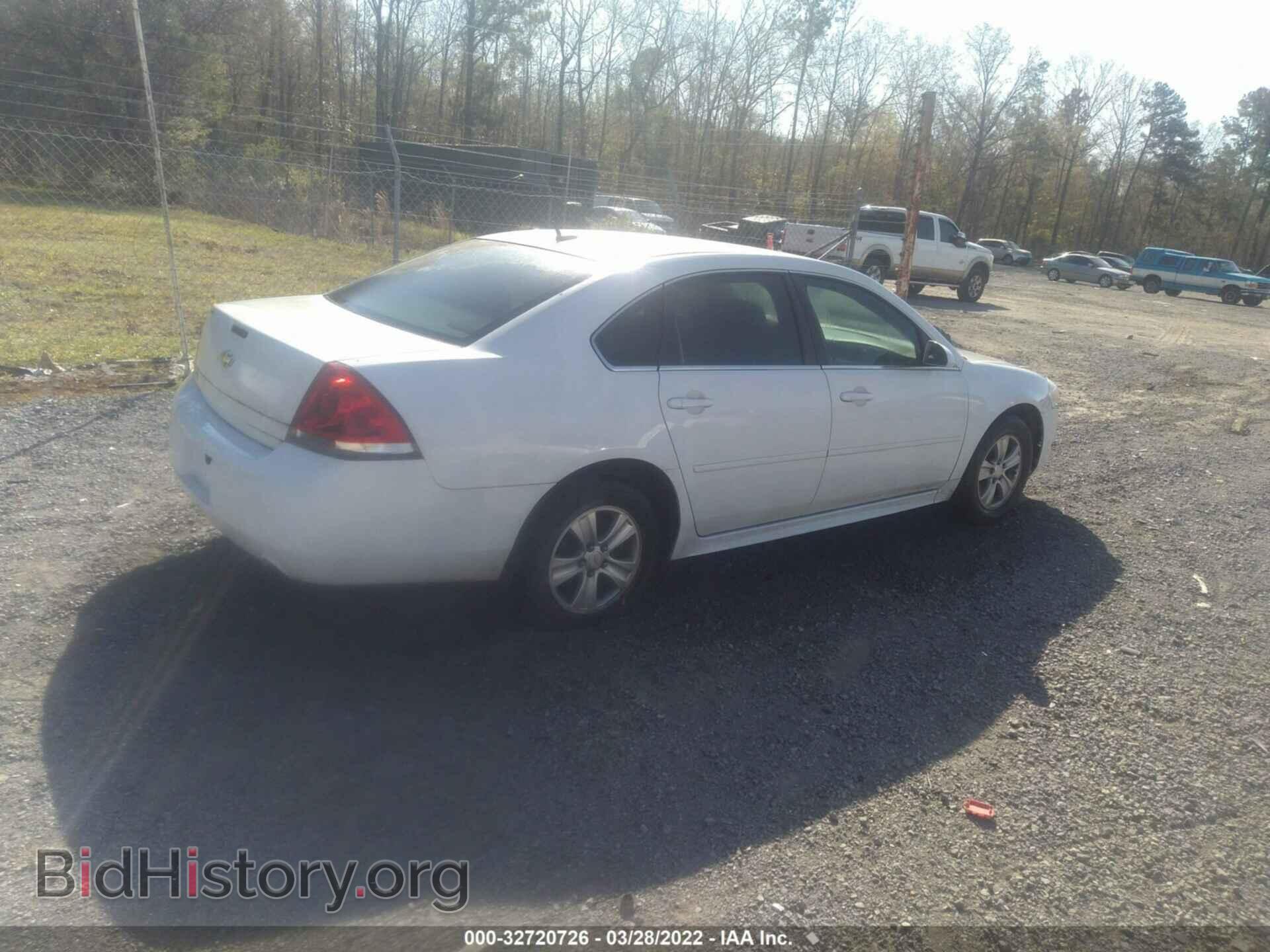 2012 CHEVROLET IMPALA - VIN: 2G1WF5E31C1288587 - Фото 4