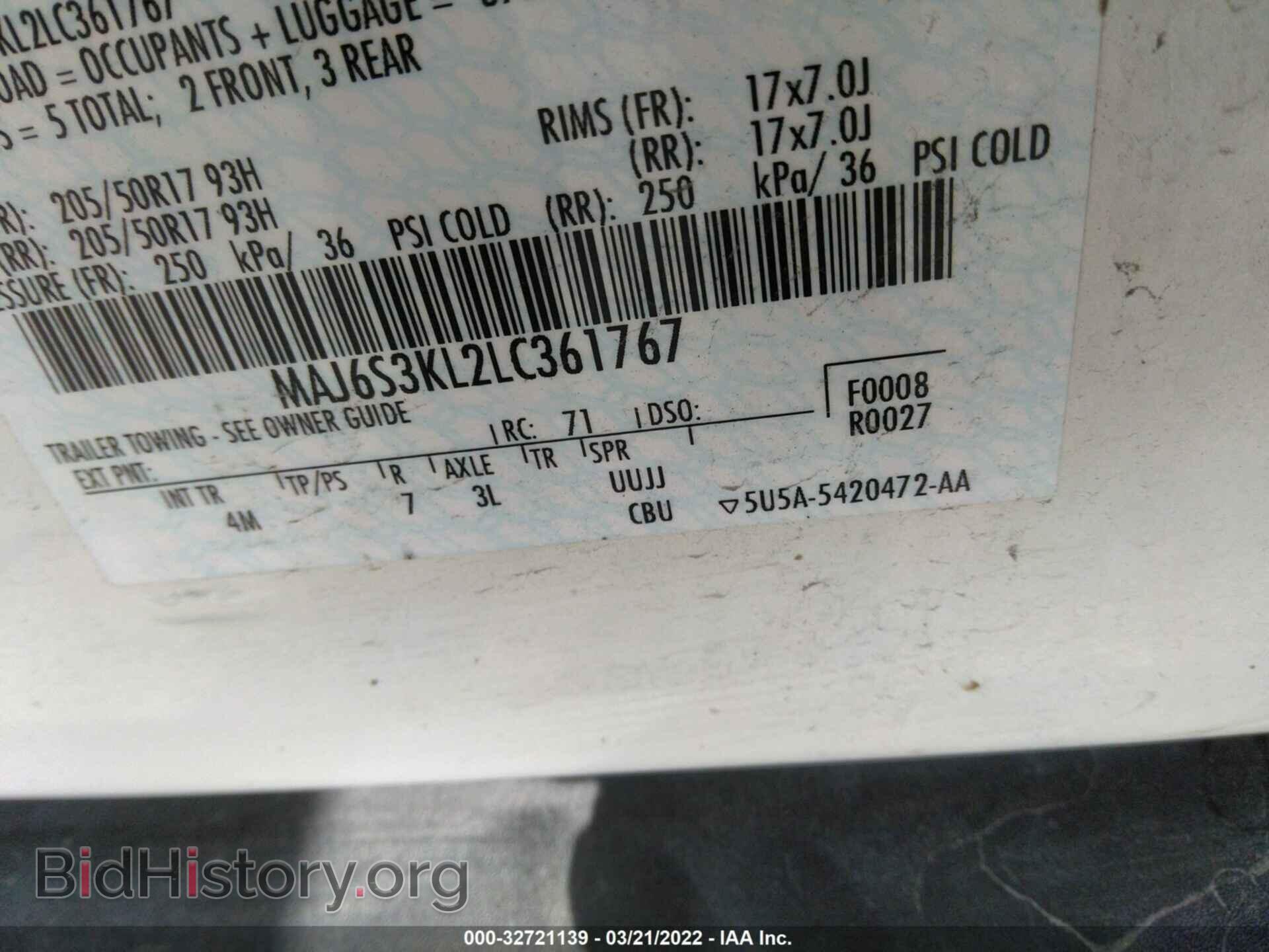 2020 FORD ECOSPORT - VIN: MAJ6S3KL2LC361767 - Photo 9