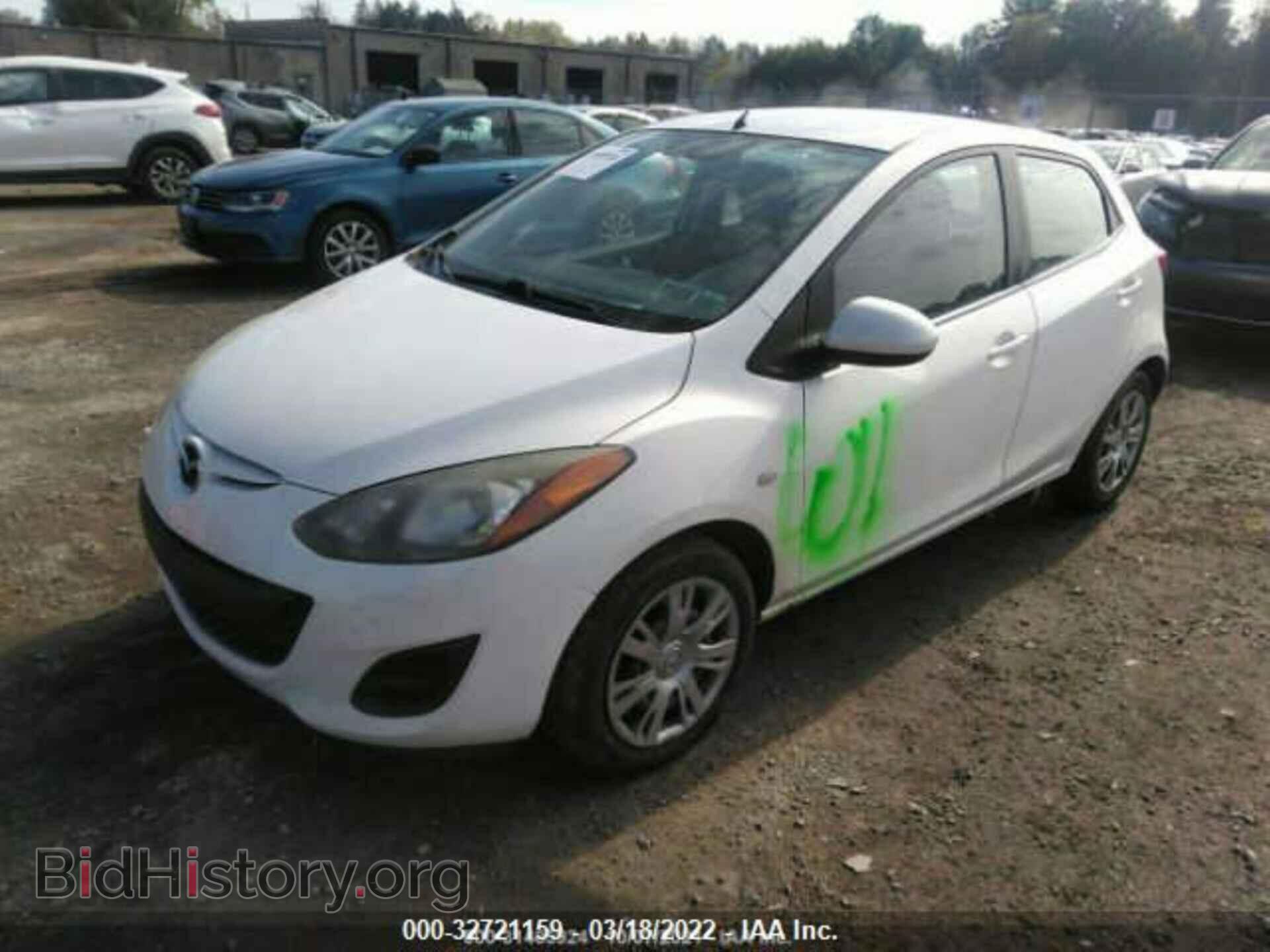 2012 MAZDA MAZDA2 - VIN: JM1DE1KZ3C0148765 - Фото 2