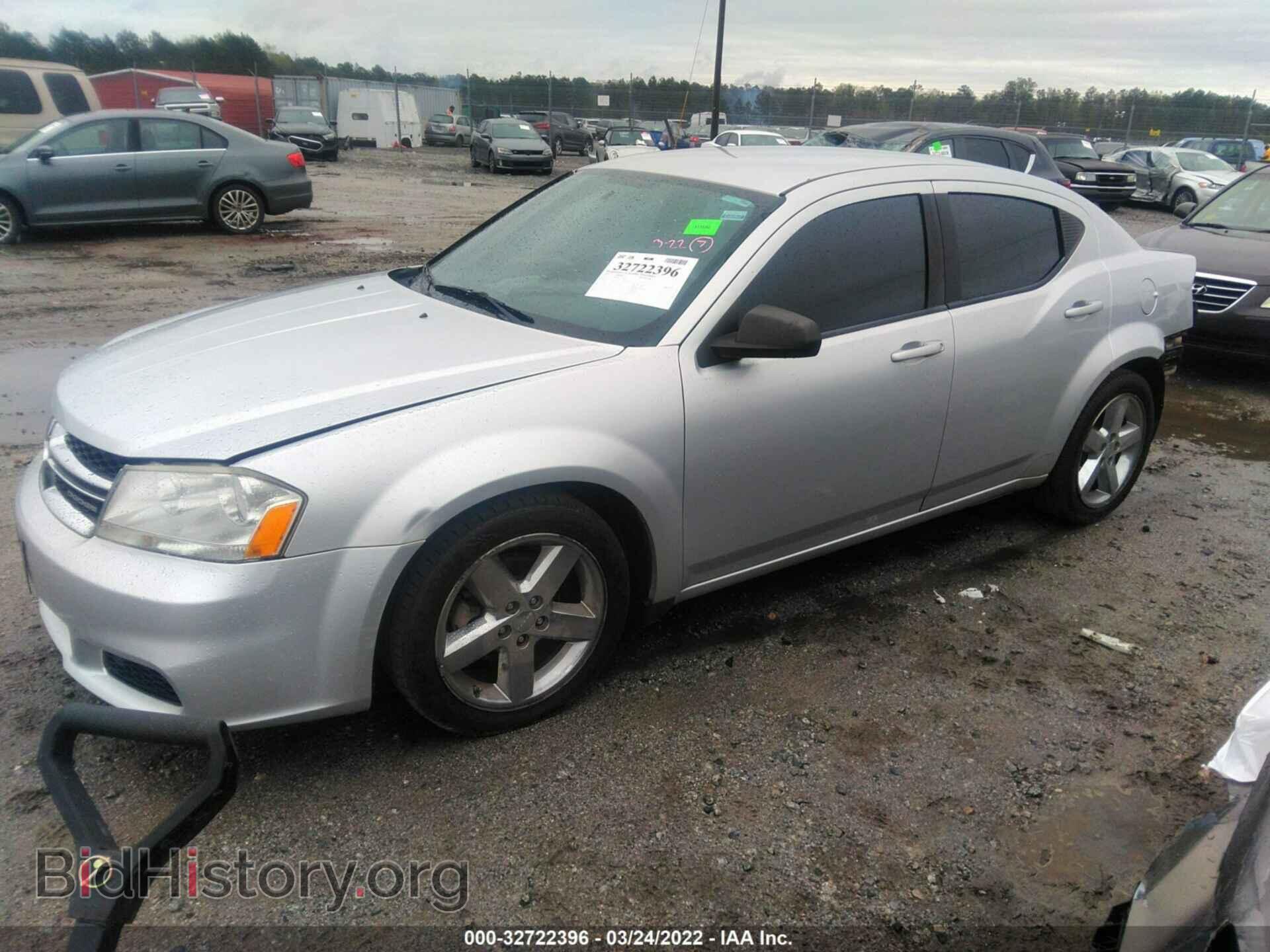 2012 DODGE AVENGER - VIN: 1C3CDZAB1CN147364 - Фото 2