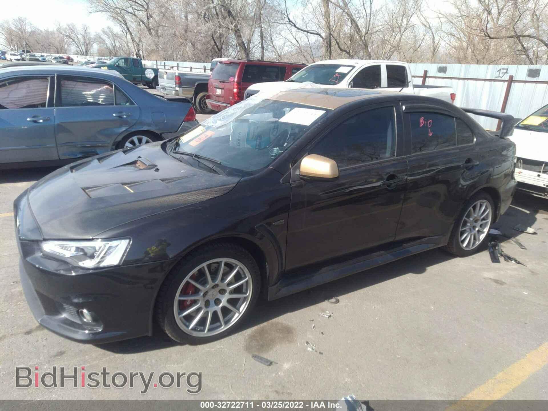2014 MITSUBISHI LANCER EVOLUTION - VIN: JA32W8FV4EU007590 - Фото 2