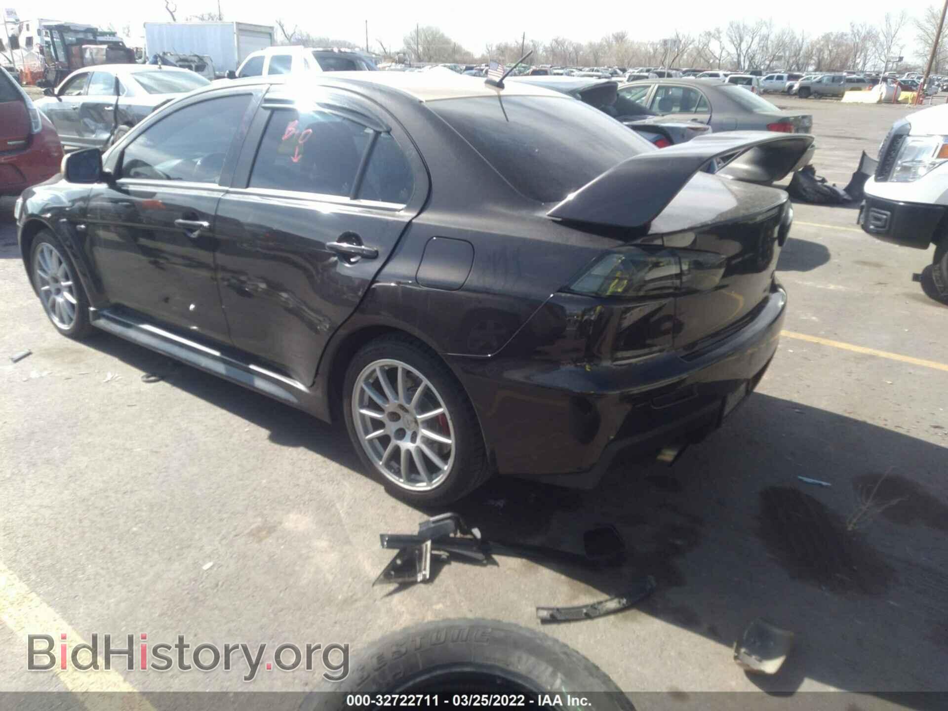 2014 MITSUBISHI LANCER EVOLUTION - VIN: JA32W8FV4EU007590 - Фото 3