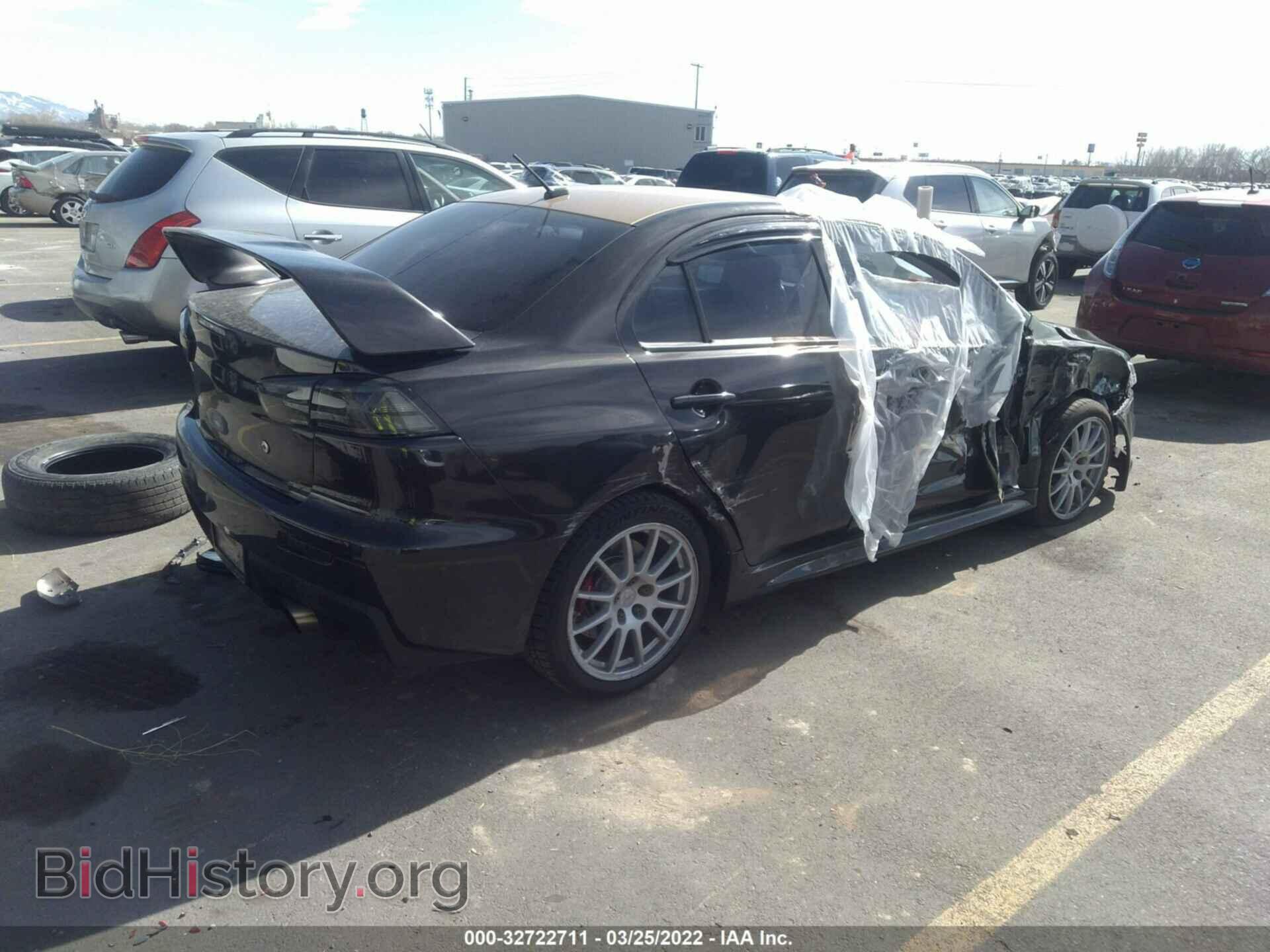 2014 MITSUBISHI LANCER EVOLUTION - VIN: JA32W8FV4EU007590 - Фото 4
