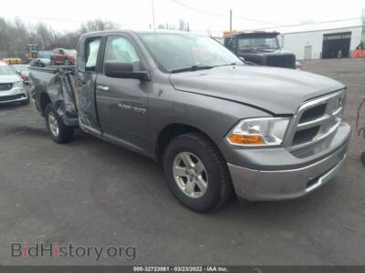 2012 RAM 1500 SLT, серый — VIN 1C6RD7GP4CS292596, IAAI