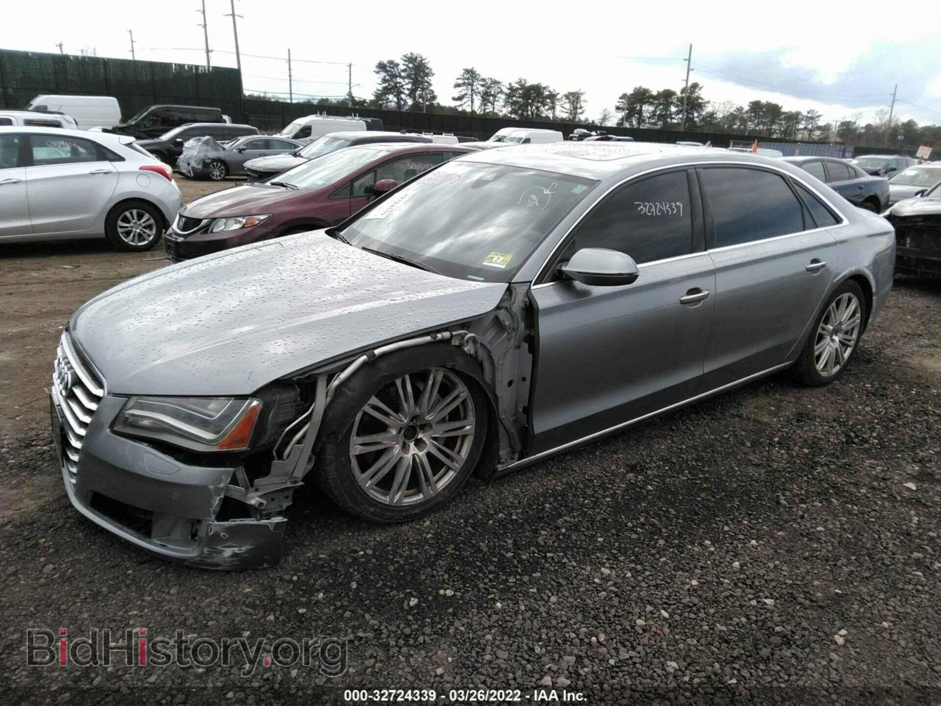 2013 AUDI A8 L - VIN: WAURGAFD9DN013029 - Фото 2