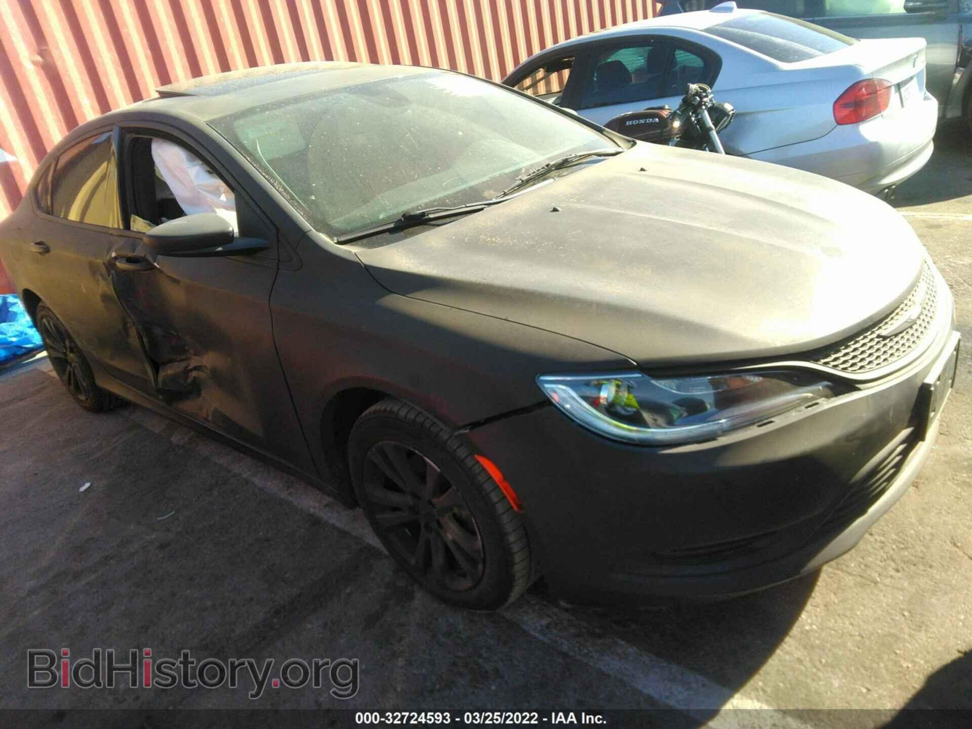 Фотография 1C3CCCAB2FN695166 - CHRYSLER 200 2015