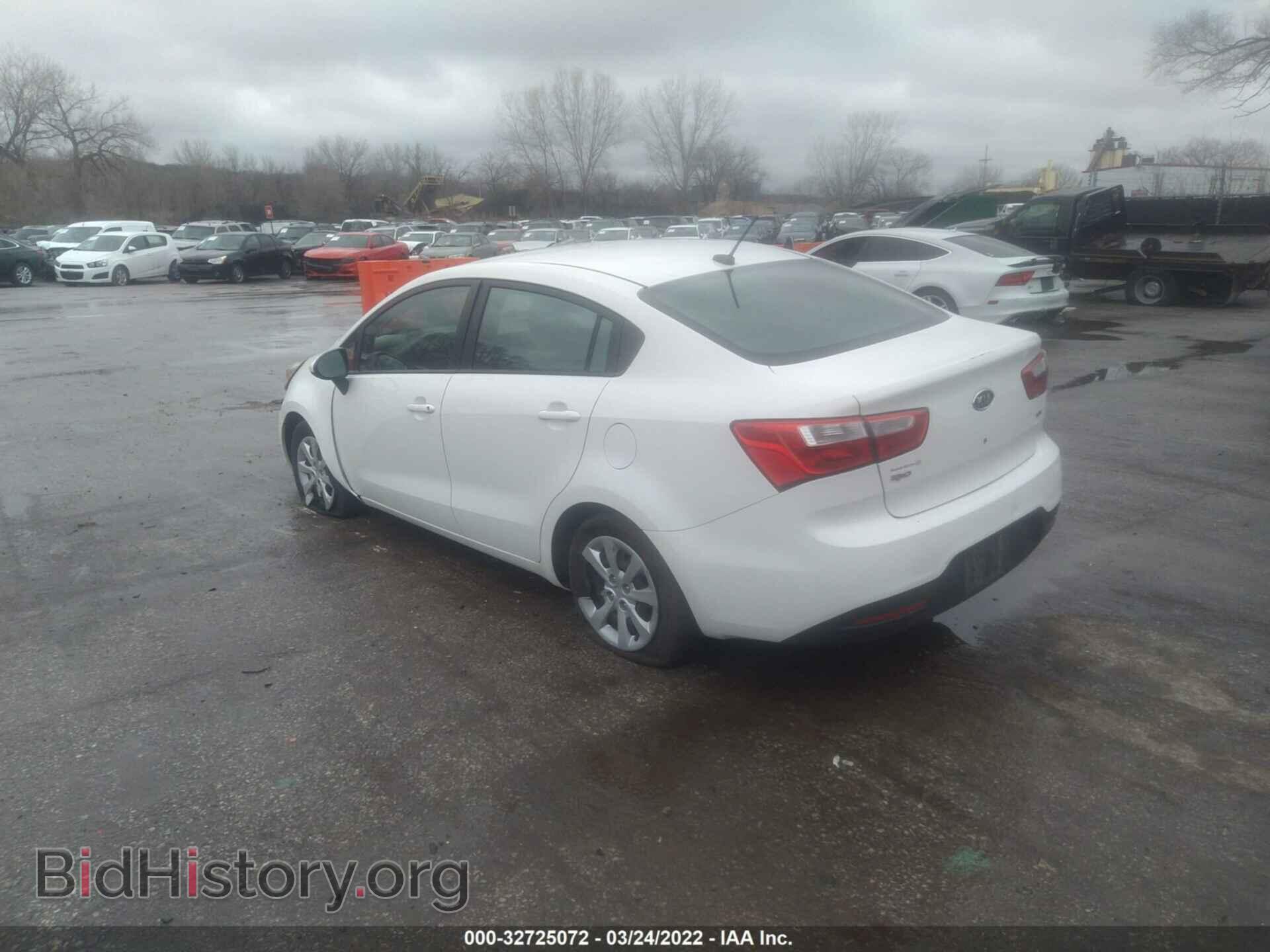 2013 KIA RIO - VIN: KNADM4A3XD6114268 - Фото 3