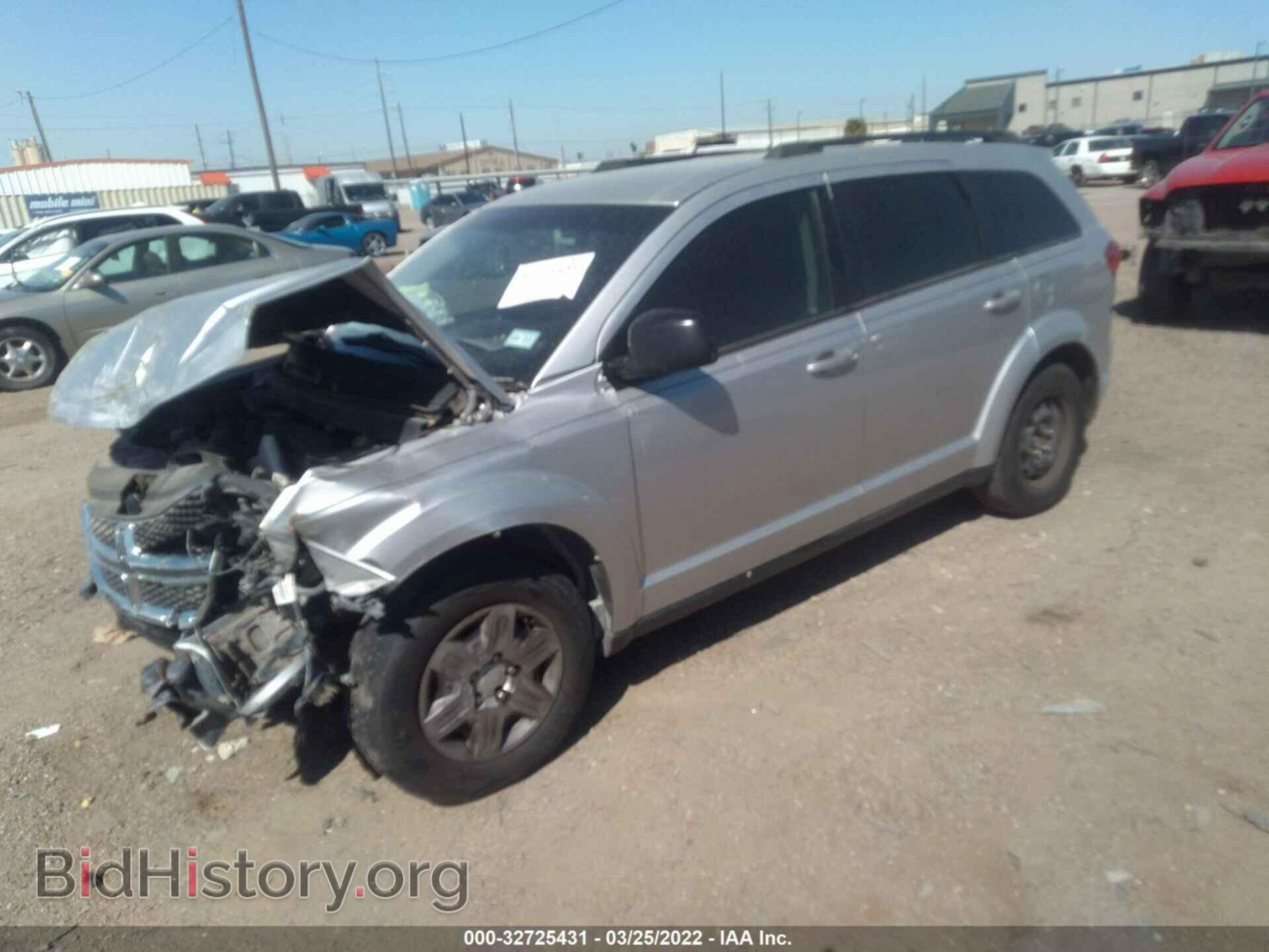 2012 DODGE JOURNEY - VIN: 3C4PDCAB9CT226856 - Фото 2