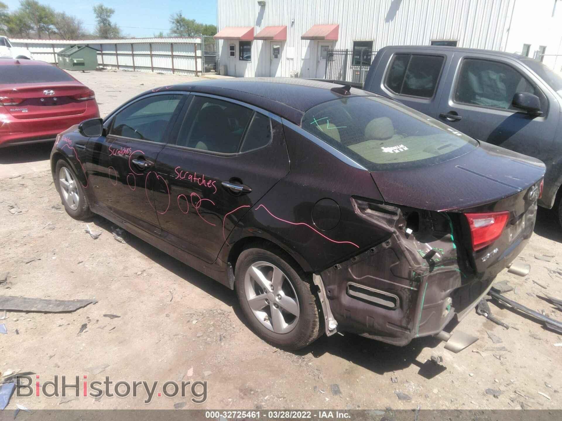 2014 KIA OPTIMA - VIN: 5XXGM4A75EG268828 - Фото 3