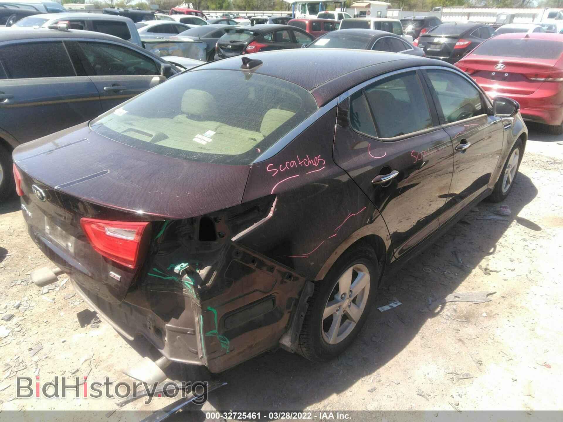 2014 KIA OPTIMA - VIN: 5XXGM4A75EG268828 - Фото 4