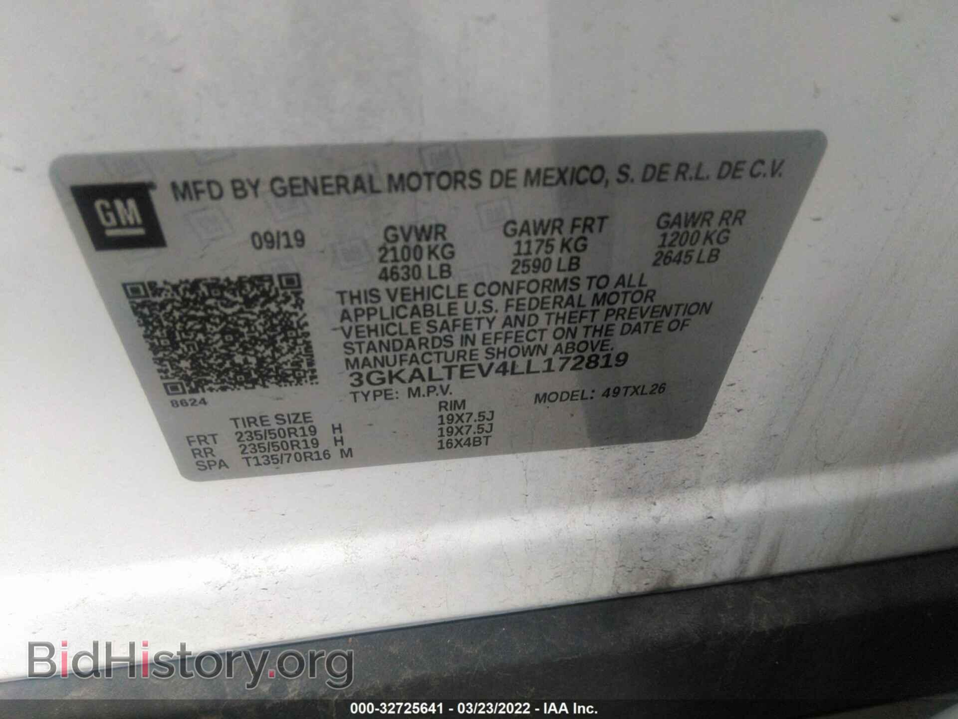 2020 GMC TERRAIN - VIN: 3GKALTEV4LL172819 - Photo 9