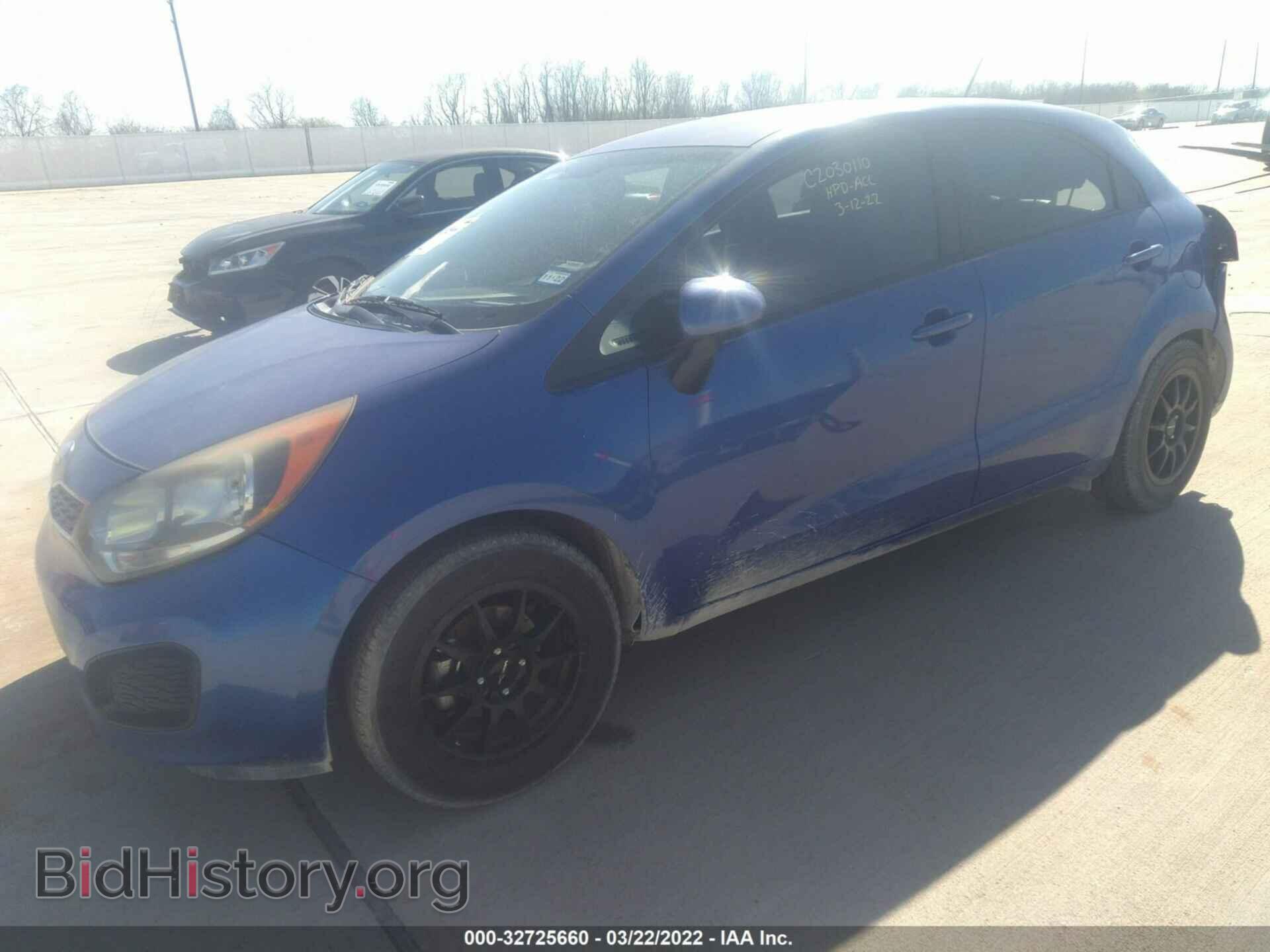 2014 KIA RIO - VIN: KNADN5A31E6320227 - Фото 2