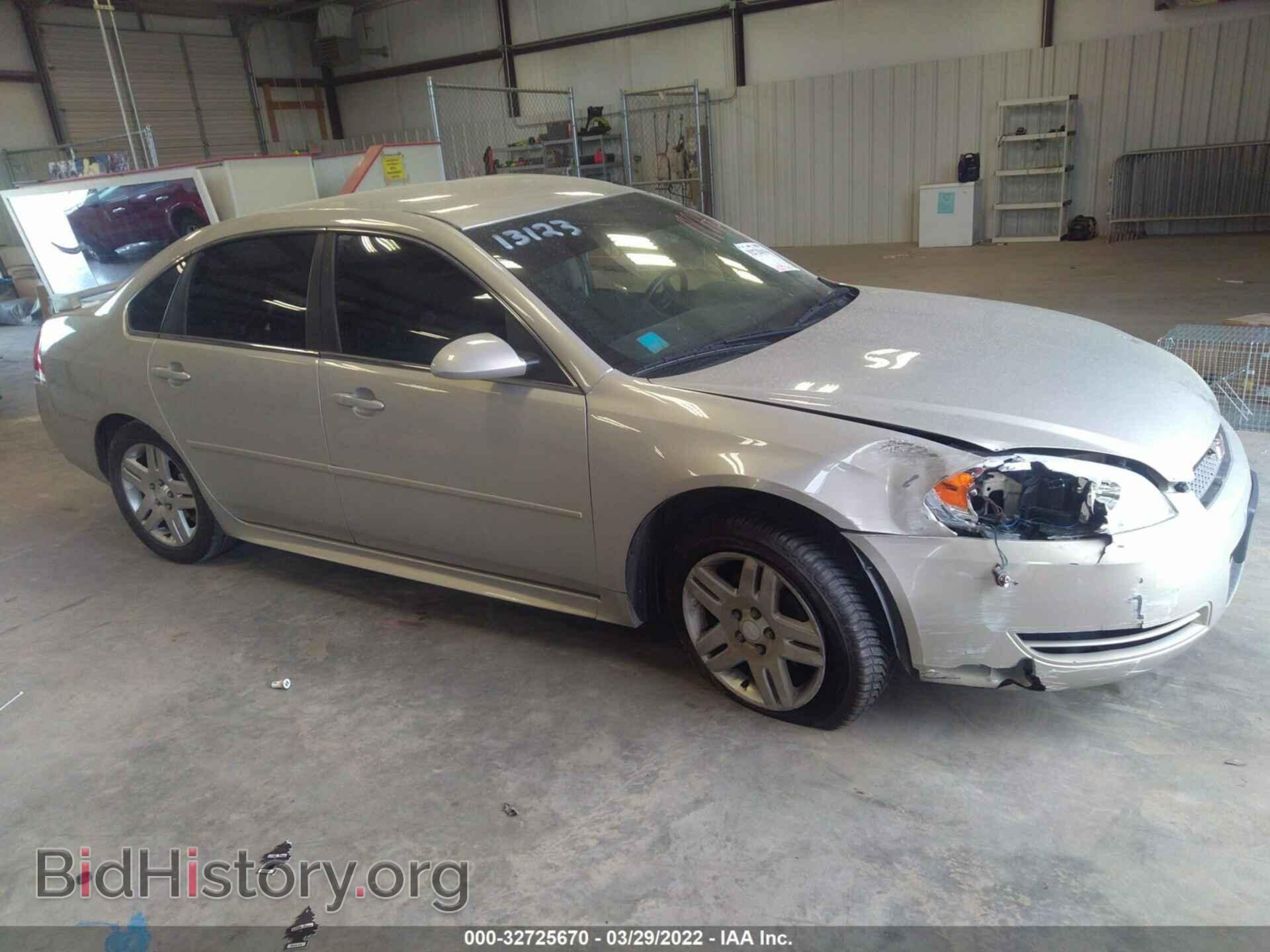 Photo 2G1WG5E38C1254398 - CHEVROLET IMPALA 2012