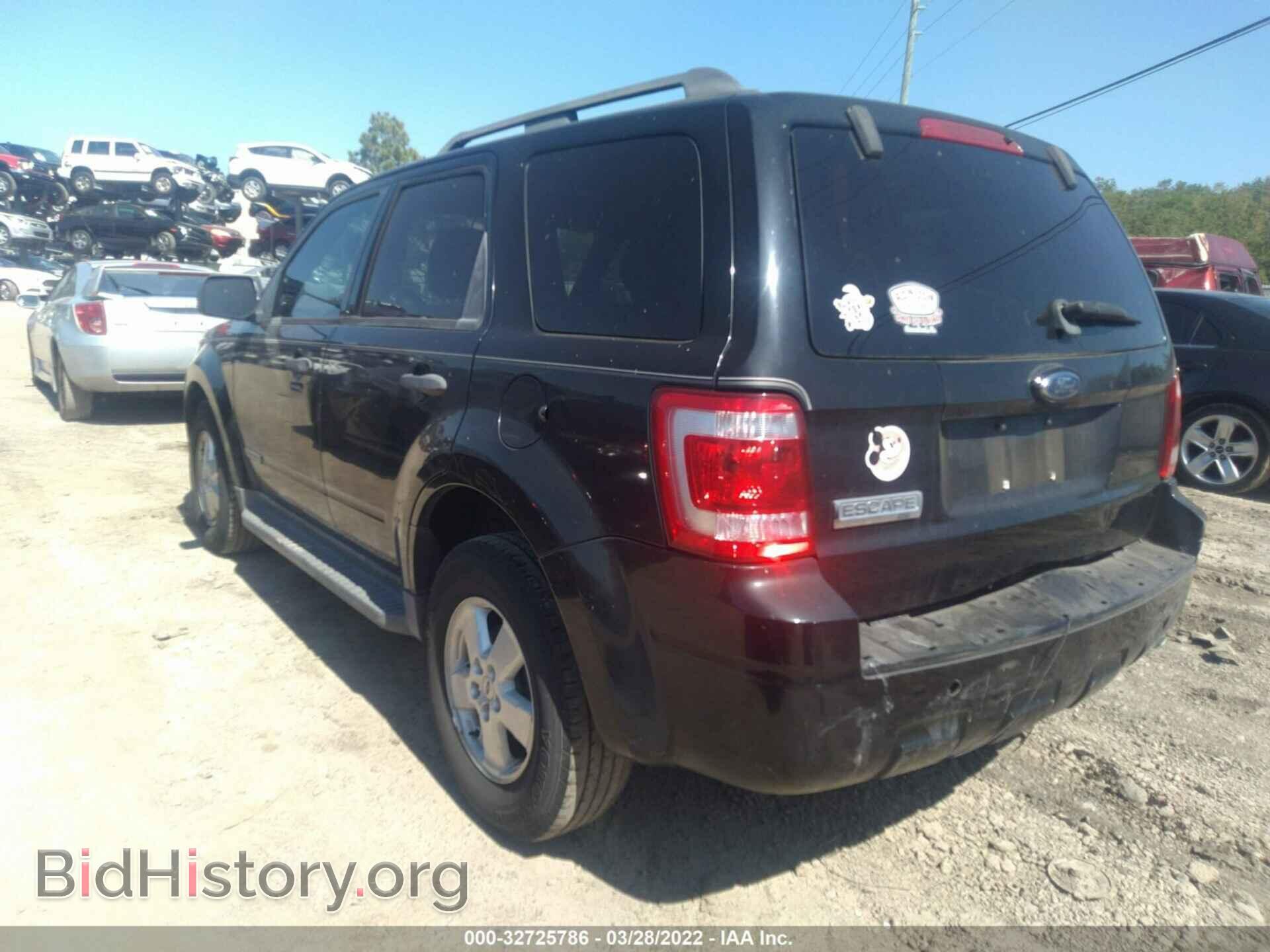 2008 FORD ESCAPE - VIN: 1FMCU03Z48KC67763 - Фото 3