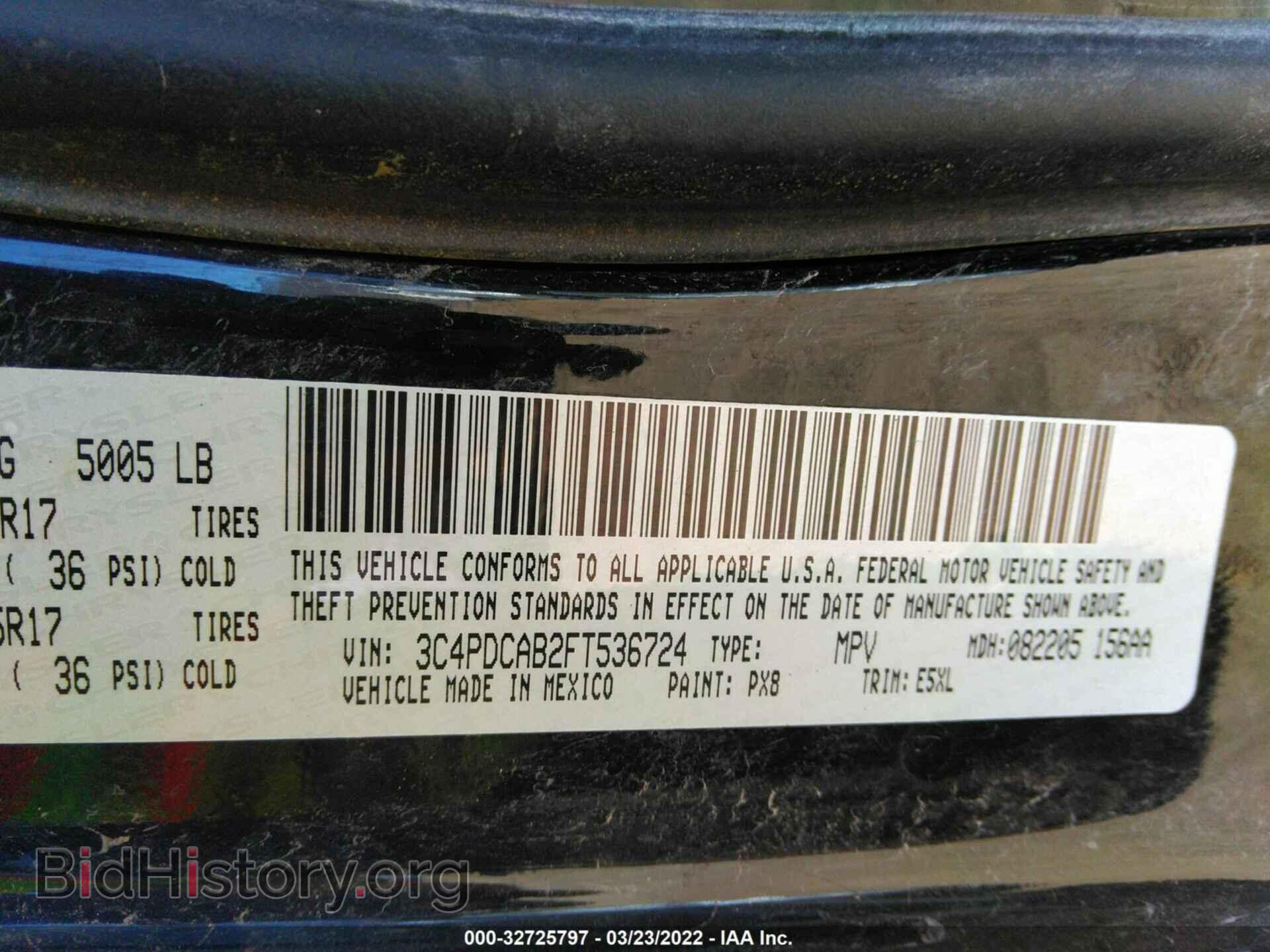 2015 DODGE JOURNEY - VIN: 3C4PDCAB2FT536724 - Photo 9
