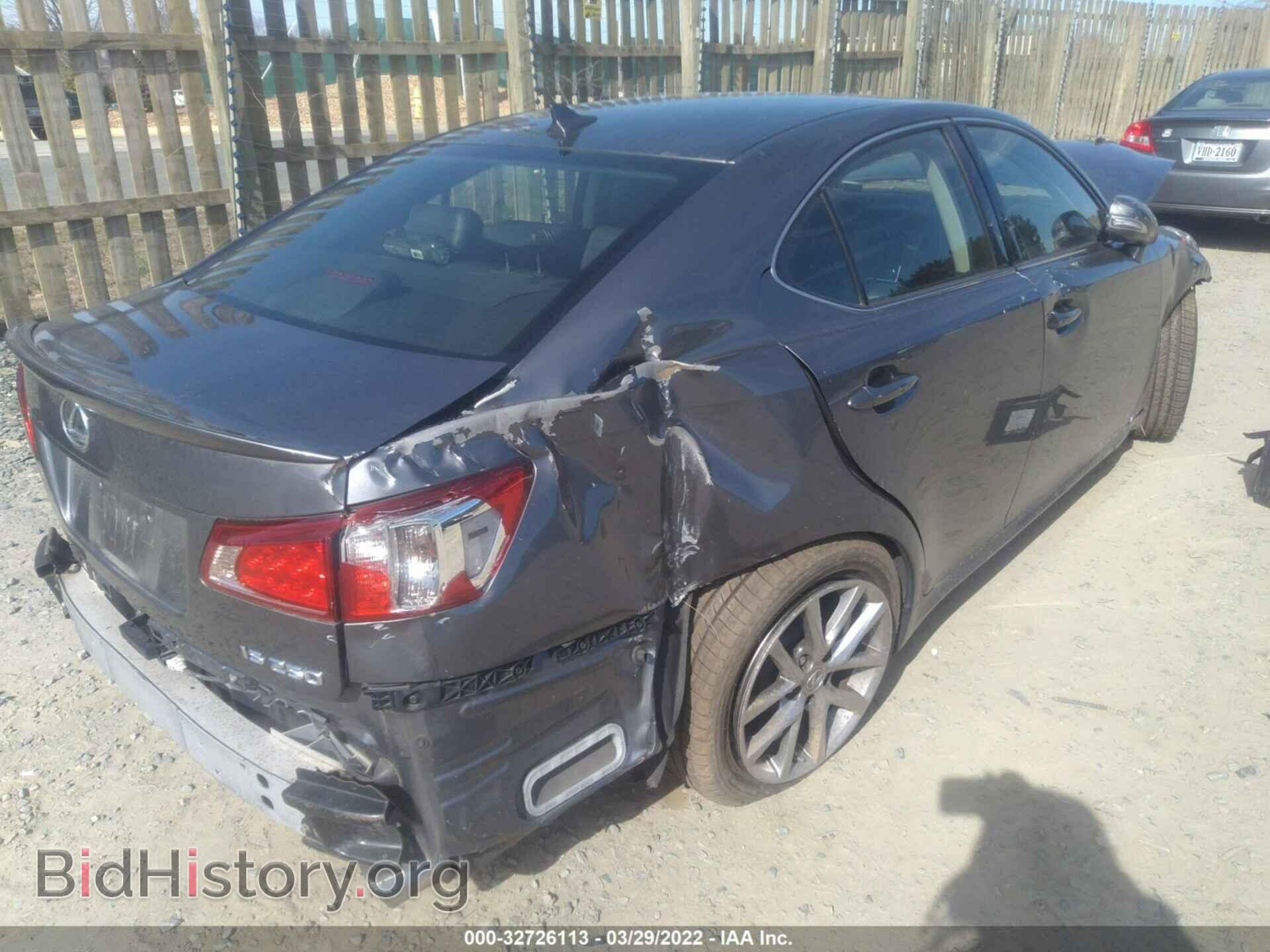 2013 LEXUS IS 250 - VIN: JTHBF5C23D5189591 - Фото 4