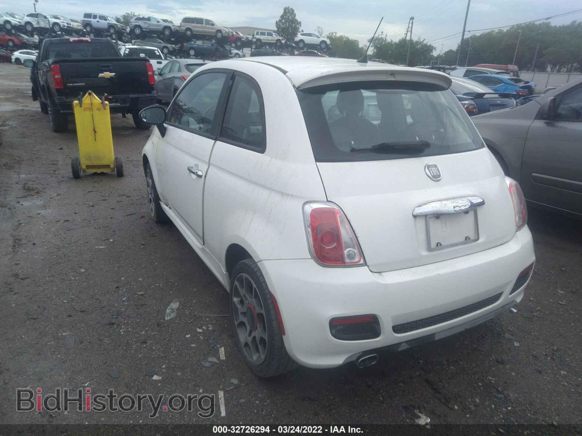 2012 FIAT 500 - VIN: 3C3CFFBR3CT295441 - Фото 3