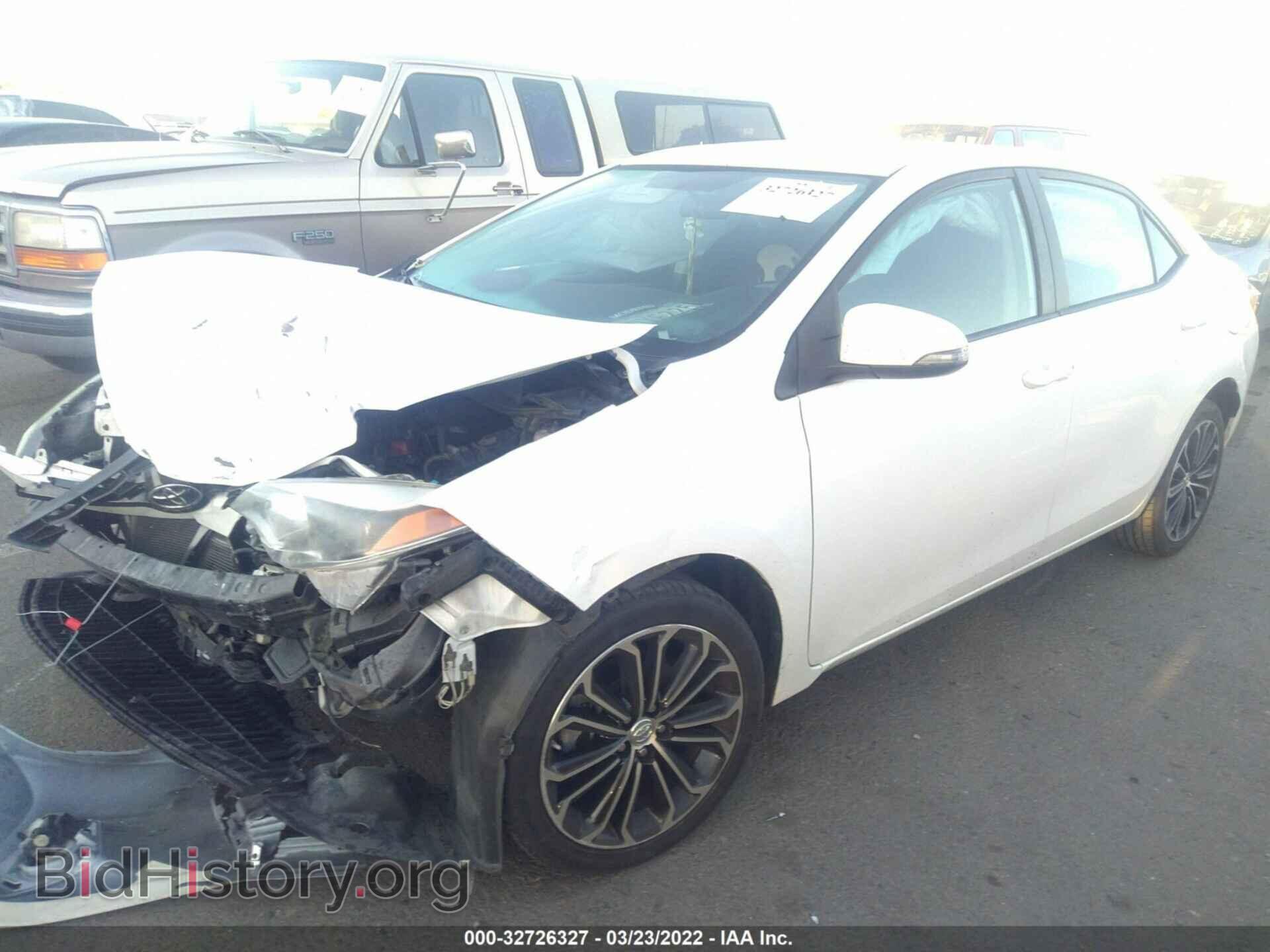 2014 TOYOTA COROLLA - VIN: 5YFBURHE0EP074257 - Фото 2