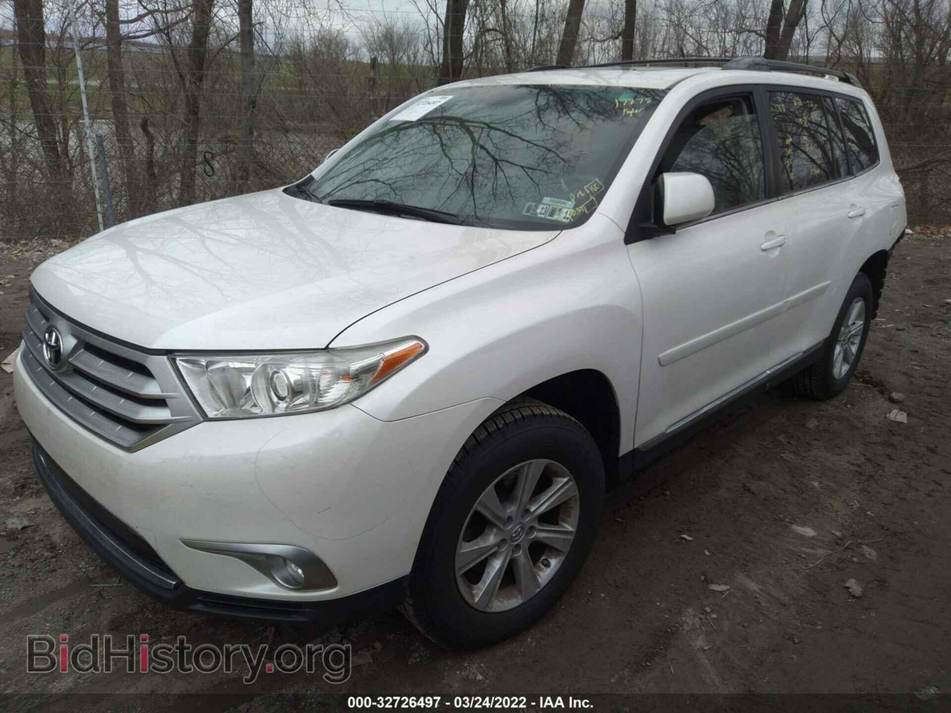 2012 TOYOTA HIGHLANDER - VIN: 5TDBK3EH2CS155914 - Фото 2